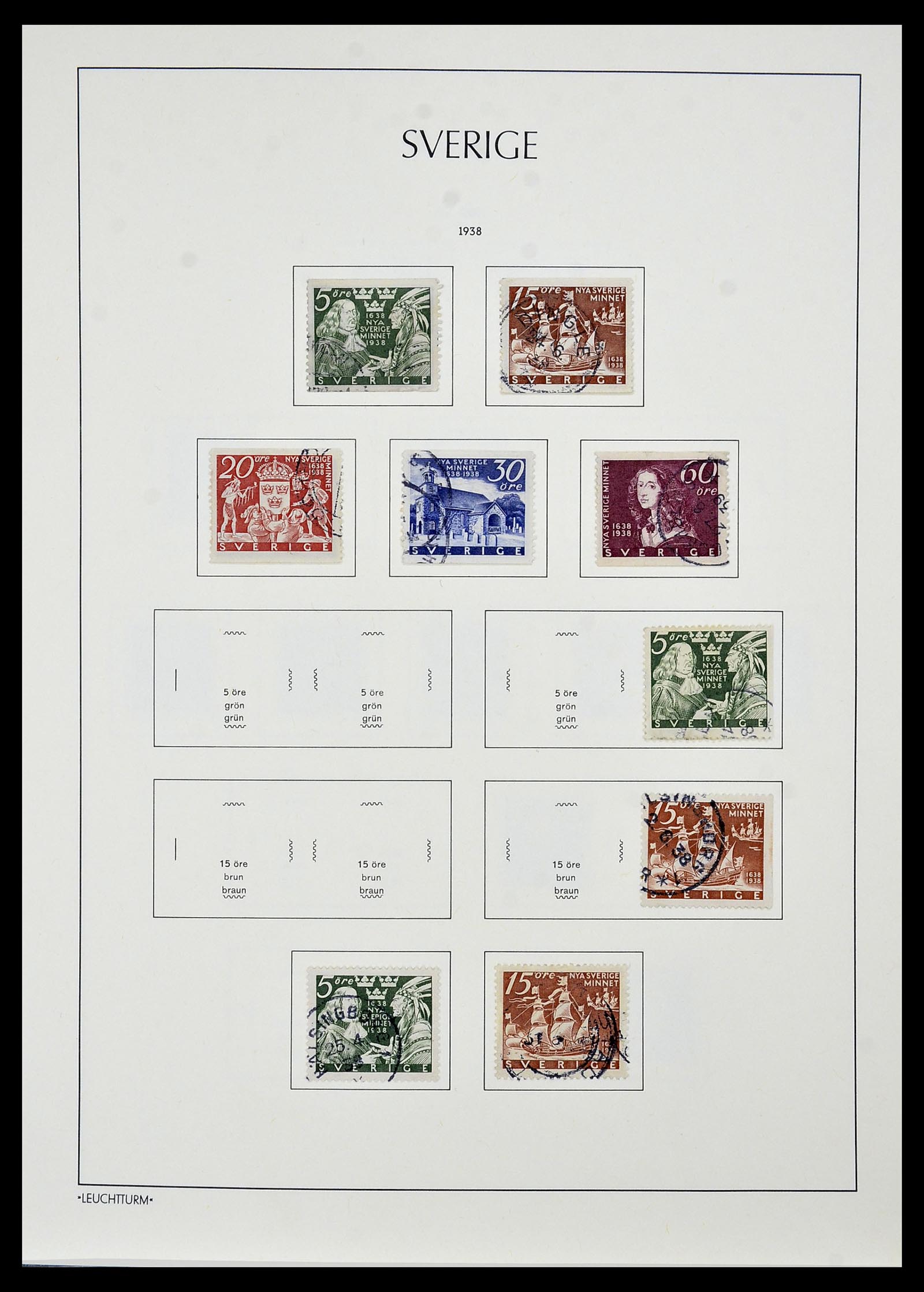 34186 033 - Postzegelverzameling 34186 Zweden 1858-1989.