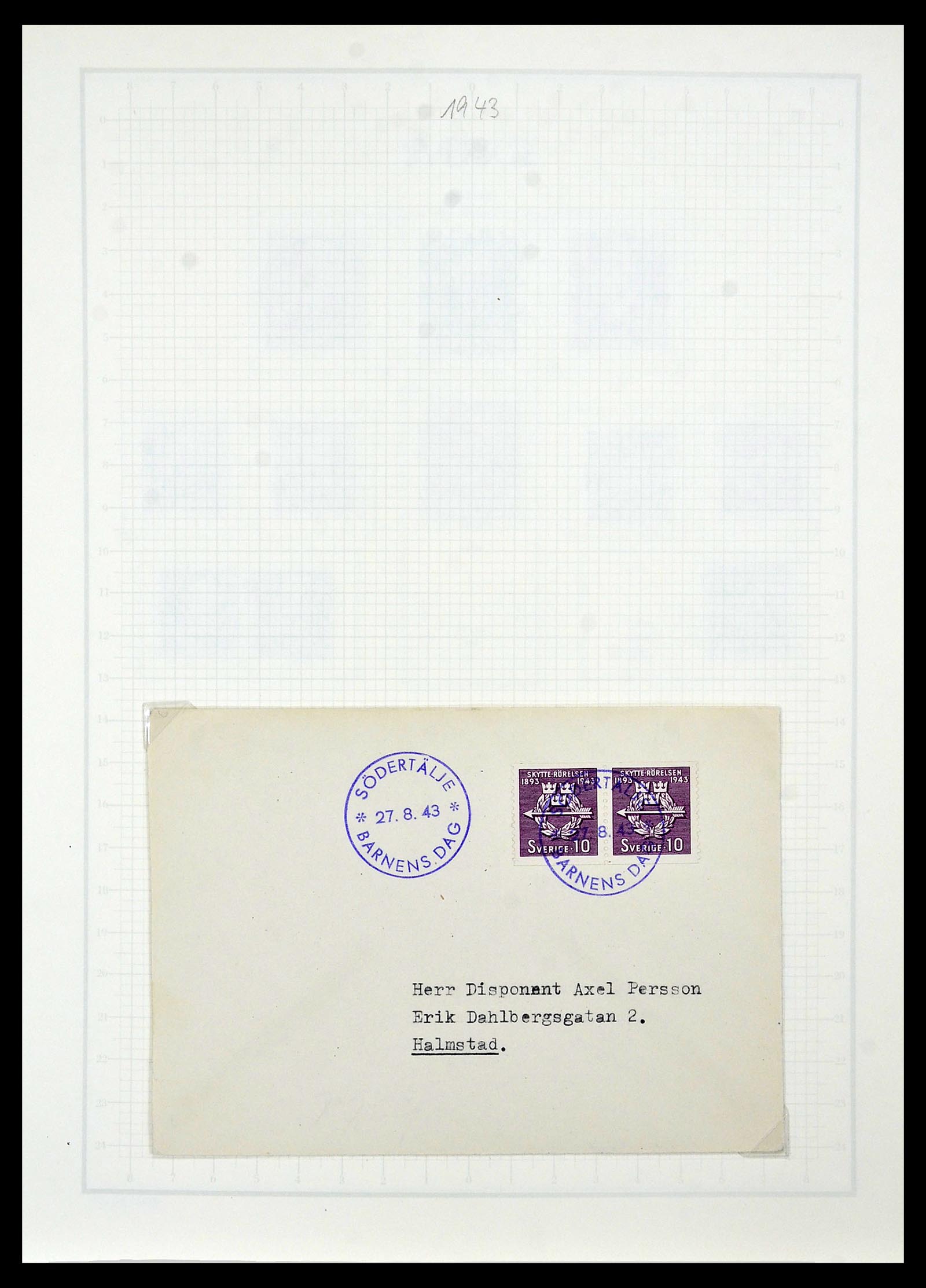 34186 042 - Postzegelverzameling 34186 Zweden 1858-1989.