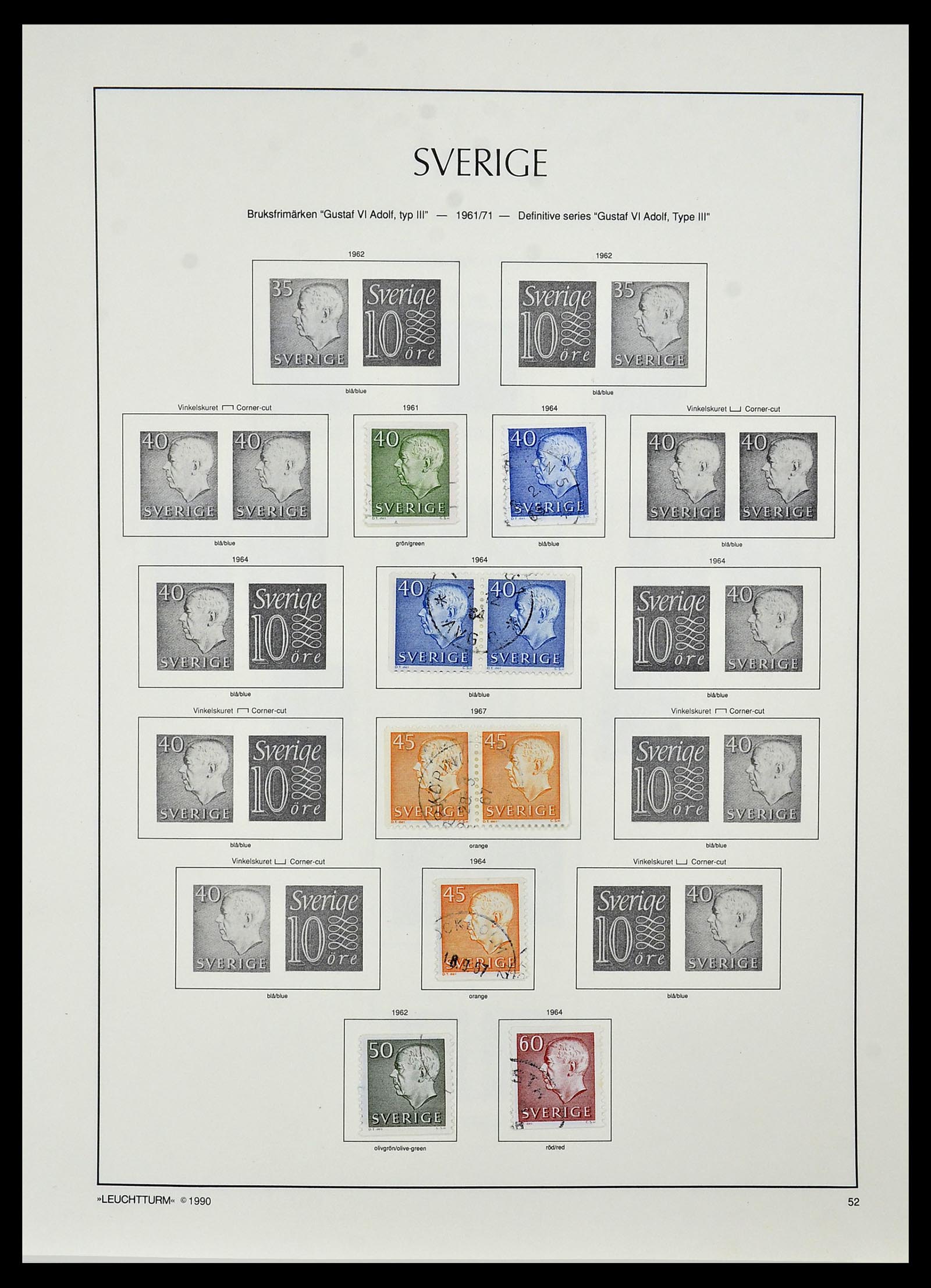 34186 065 - Postzegelverzameling 34186 Zweden 1858-1989.
