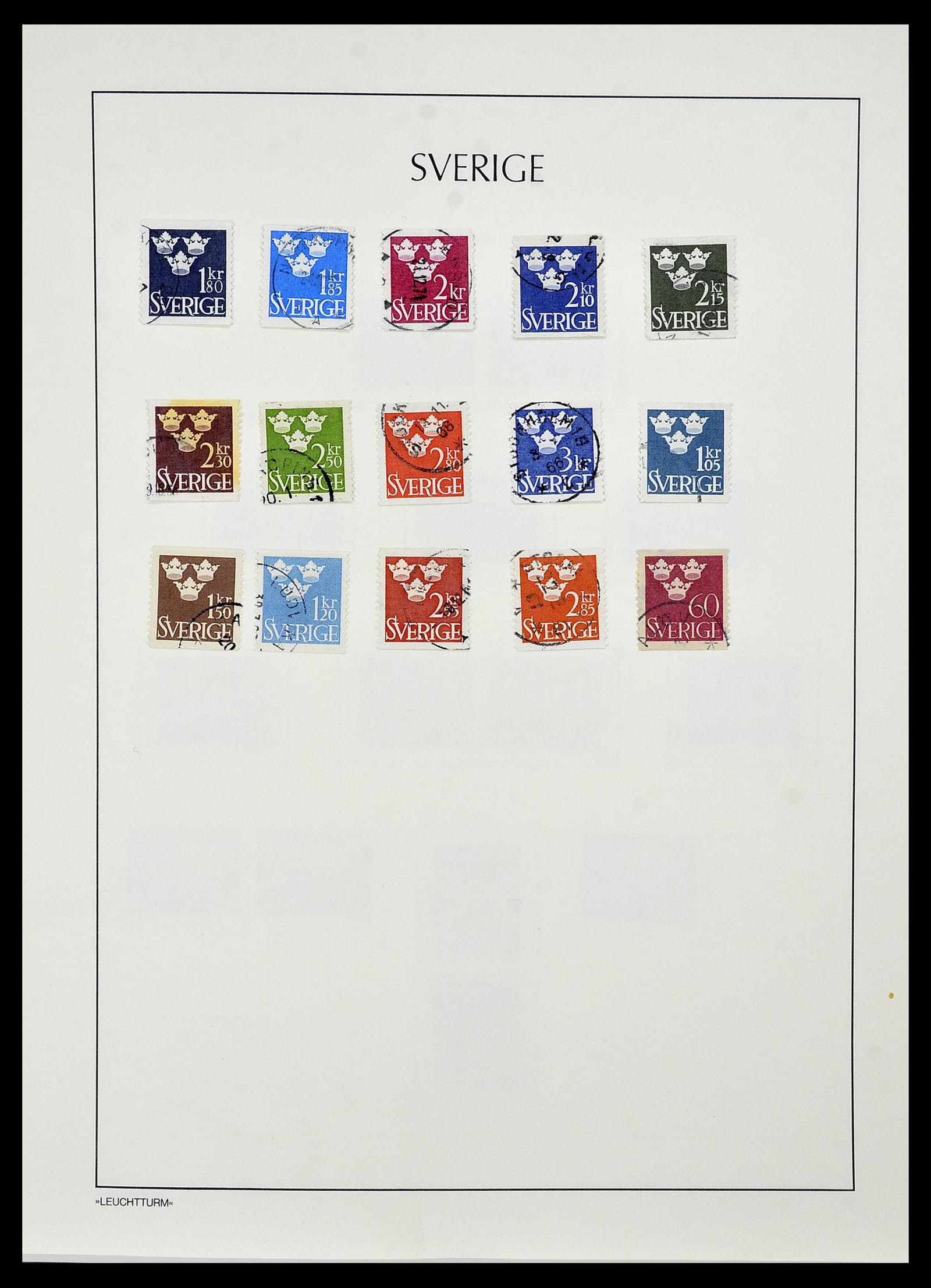 34186 069 - Postzegelverzameling 34186 Zweden 1858-1989.
