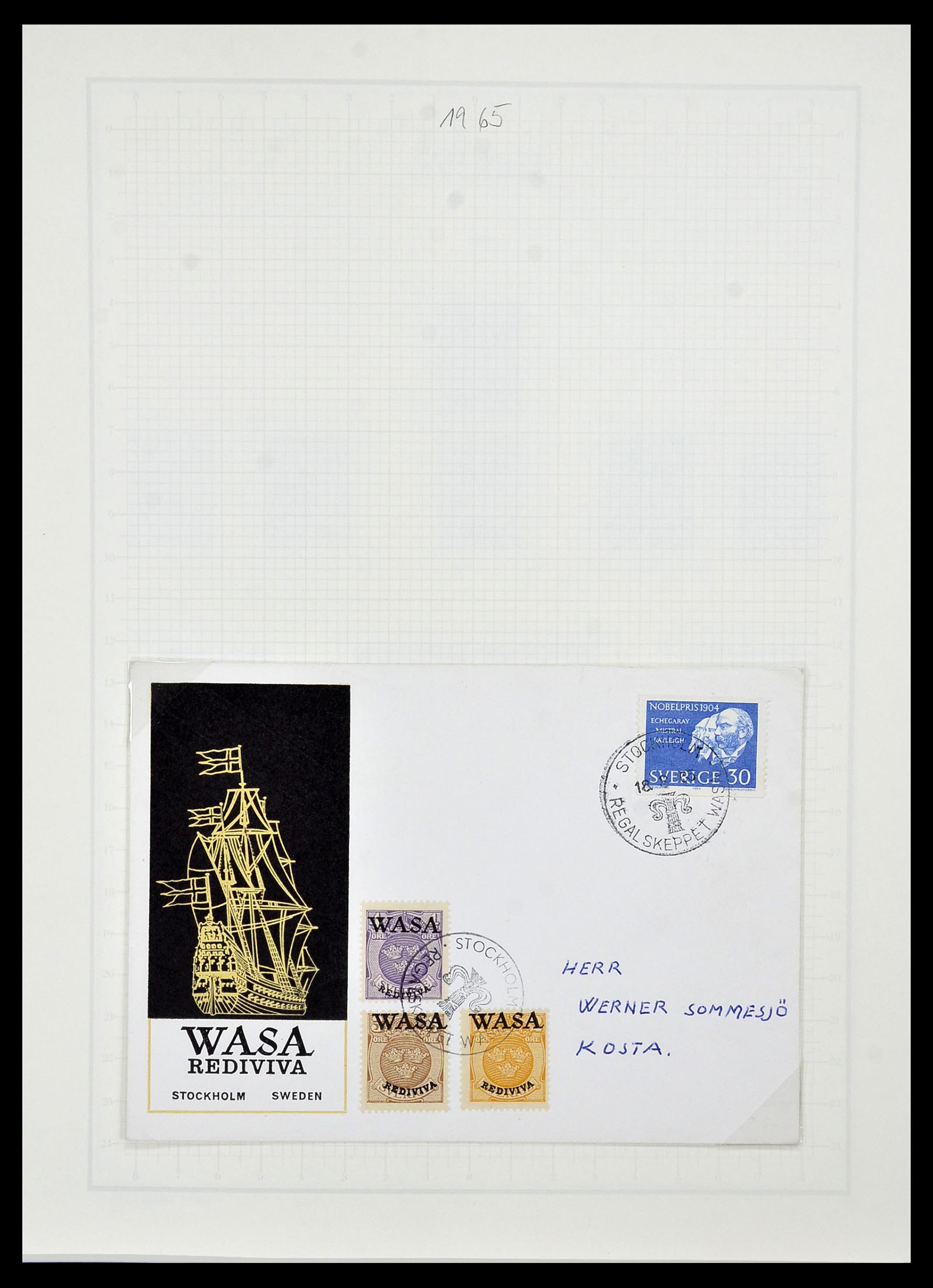 34186 076 - Postzegelverzameling 34186 Zweden 1858-1989.