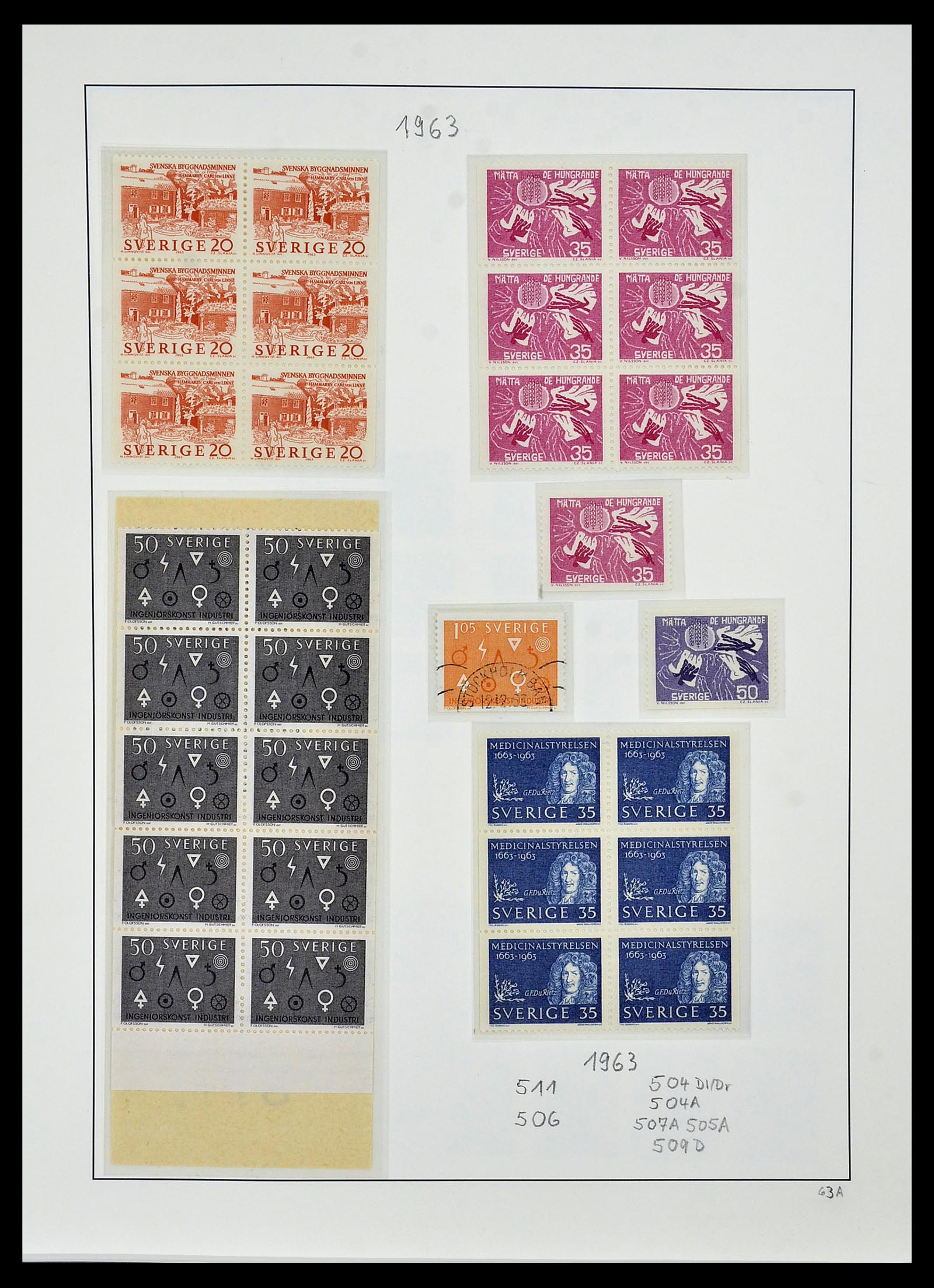 34186 078 - Postzegelverzameling 34186 Zweden 1858-1989.