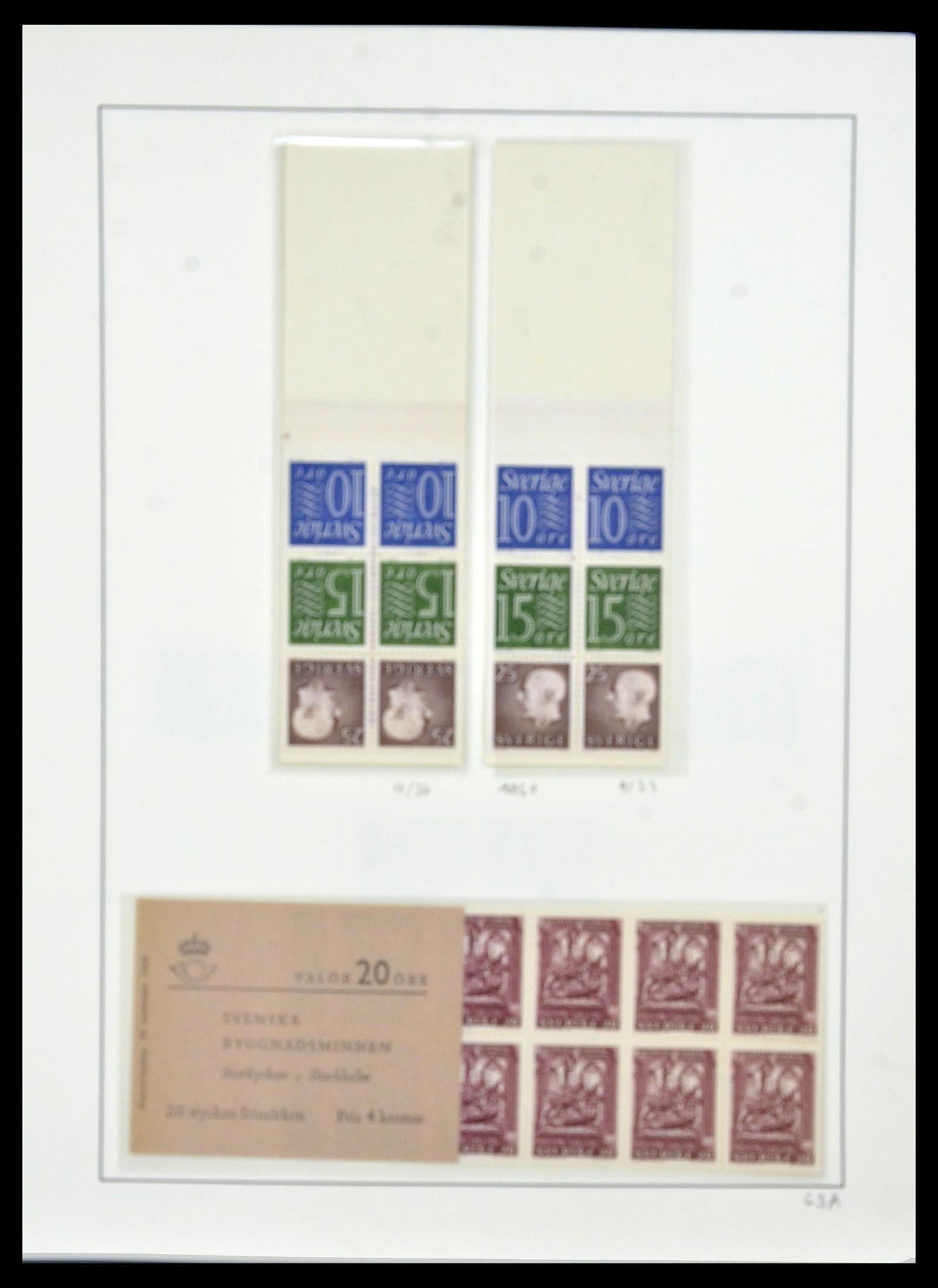 34186 079 - Postzegelverzameling 34186 Zweden 1858-1989.