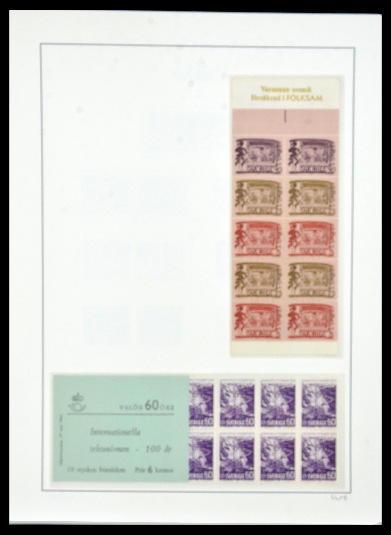 34186 084 - Postzegelverzameling 34186 Zweden 1858-1989.