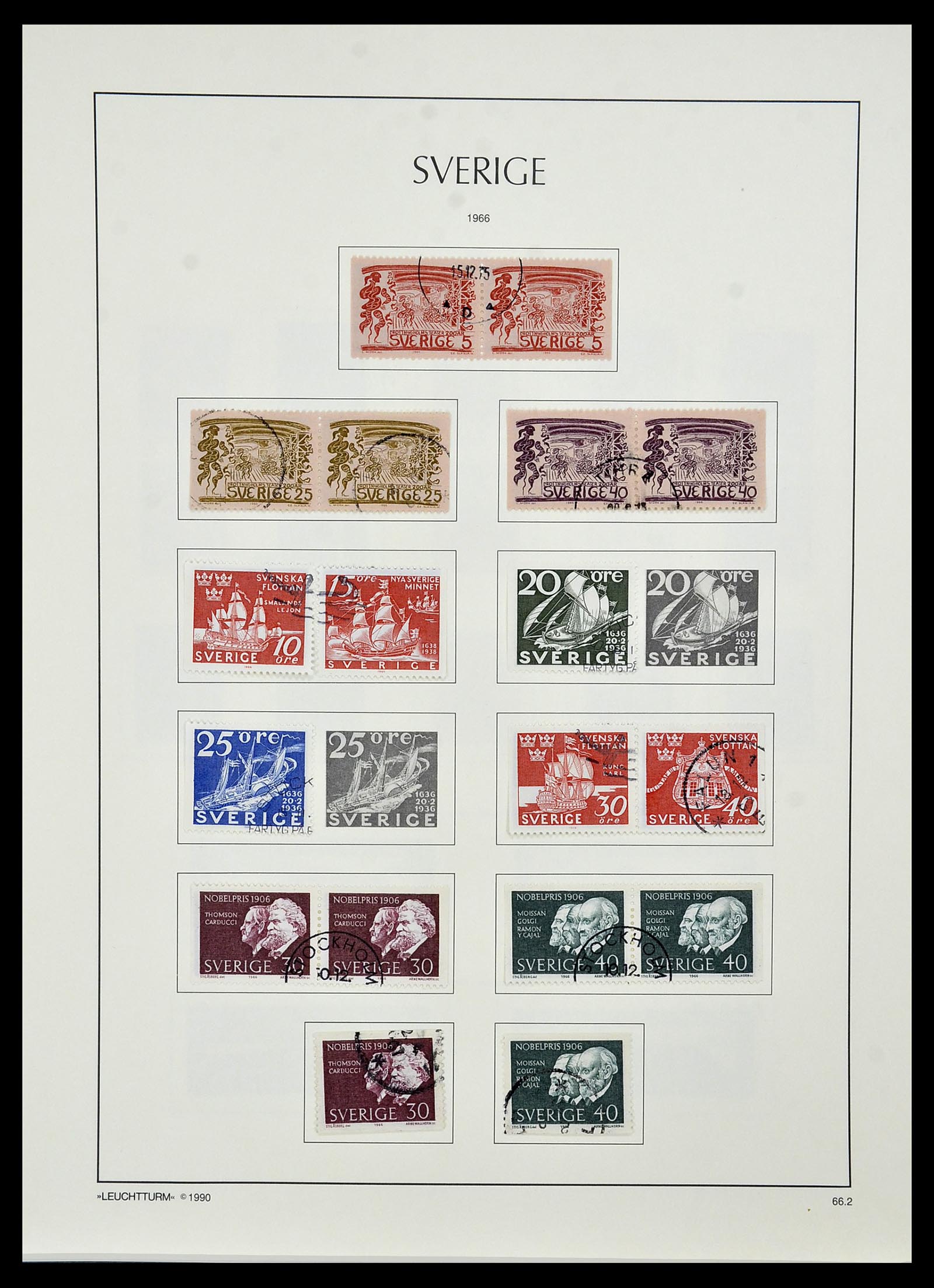 34186 085 - Postzegelverzameling 34186 Zweden 1858-1989.