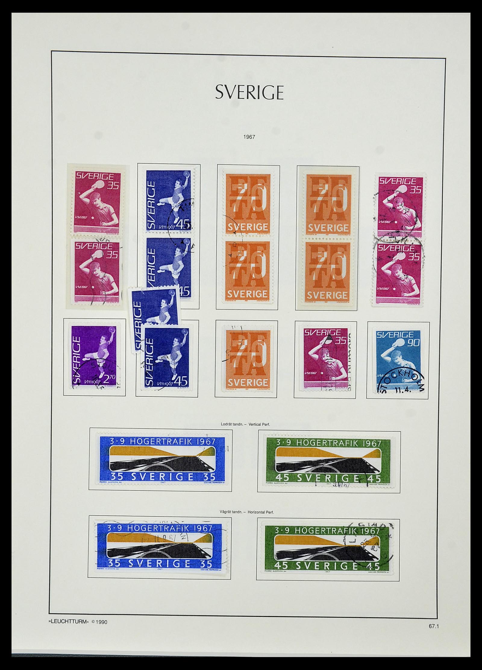 34186 086 - Postzegelverzameling 34186 Zweden 1858-1989.