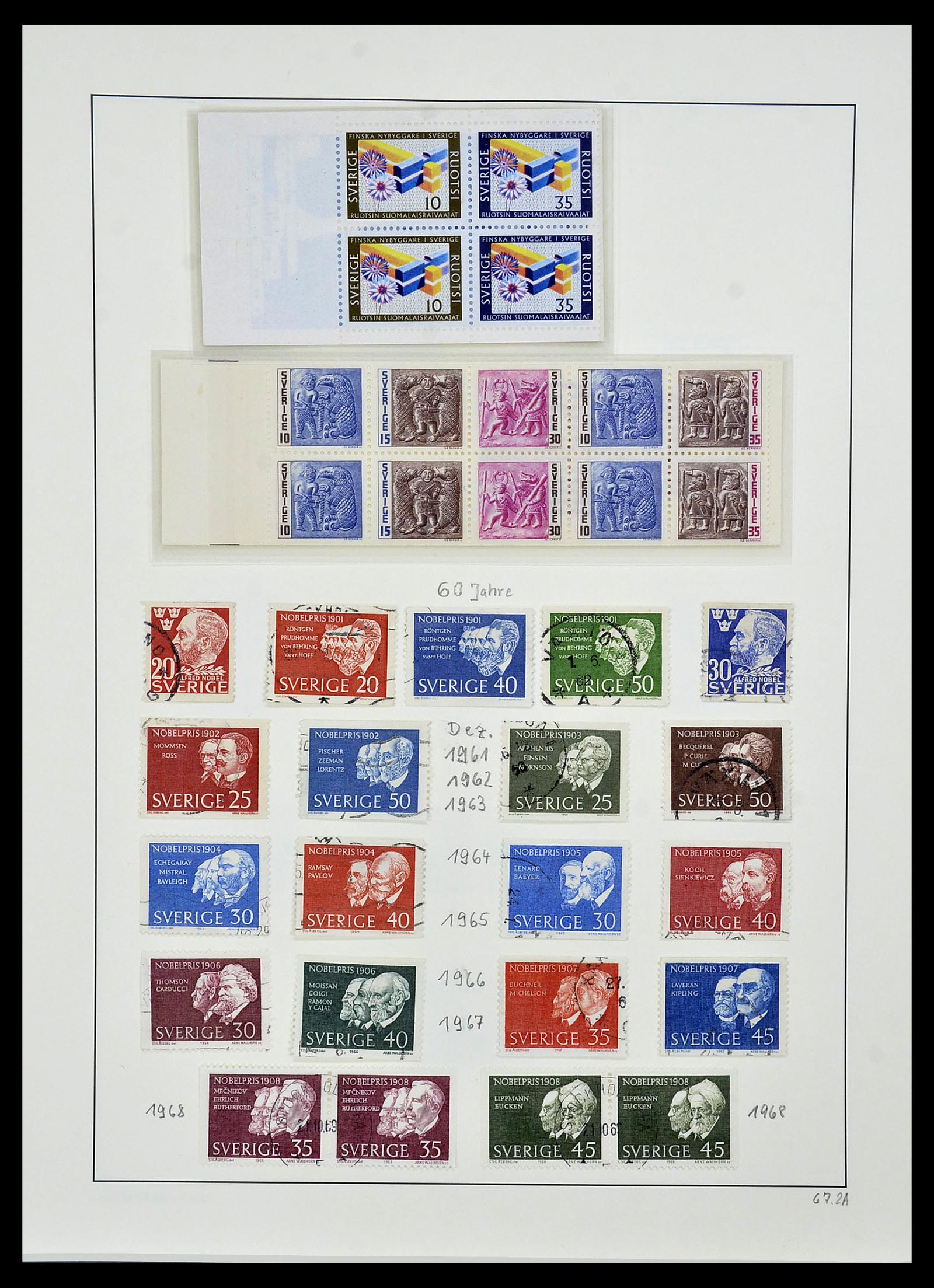 34186 088 - Postzegelverzameling 34186 Zweden 1858-1989.