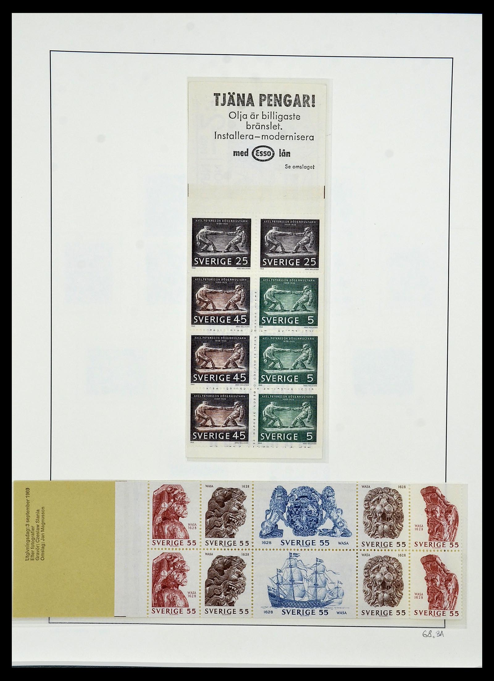 34186 094 - Postzegelverzameling 34186 Zweden 1858-1989.
