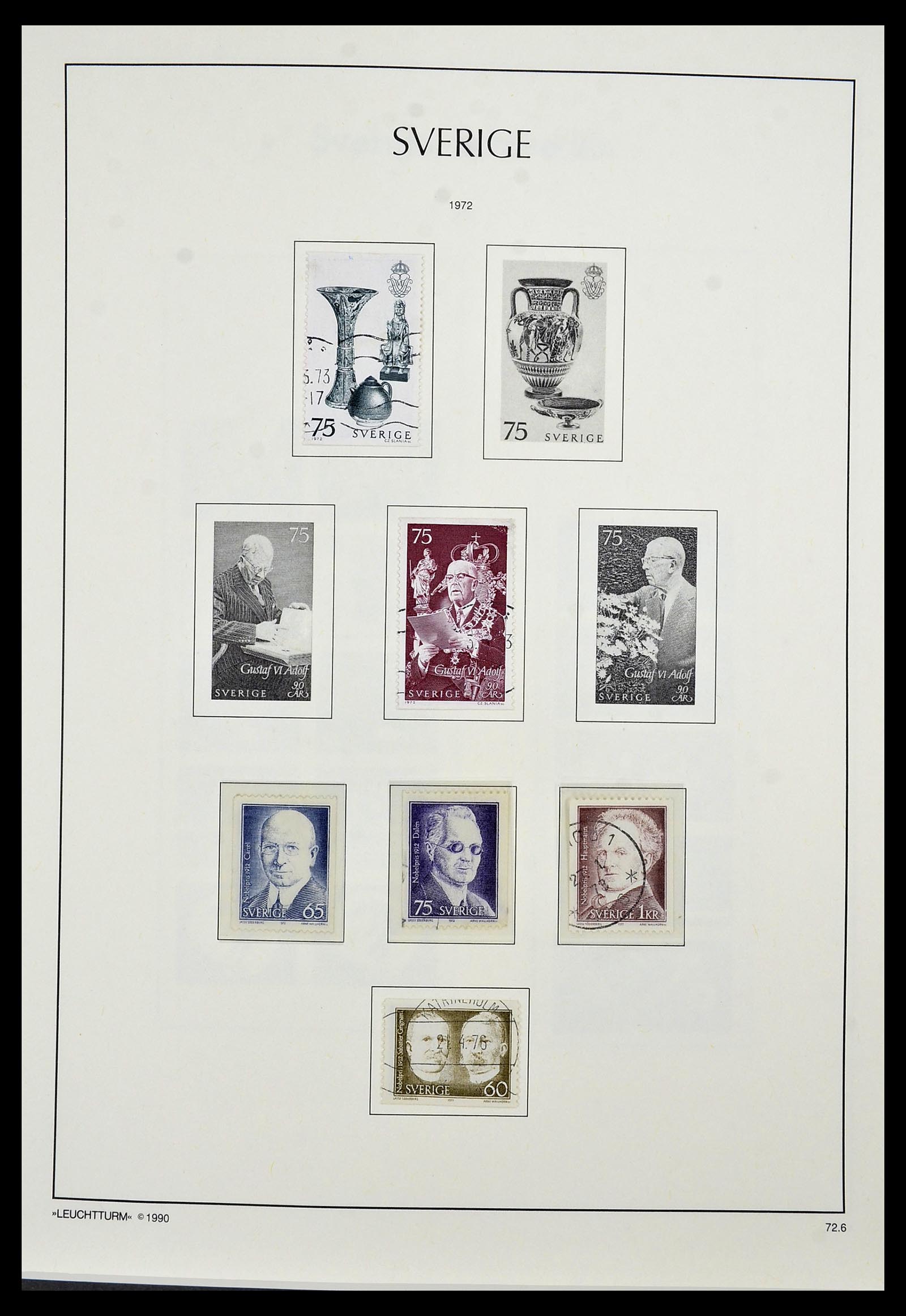 34186 122 - Postzegelverzameling 34186 Zweden 1858-1989.