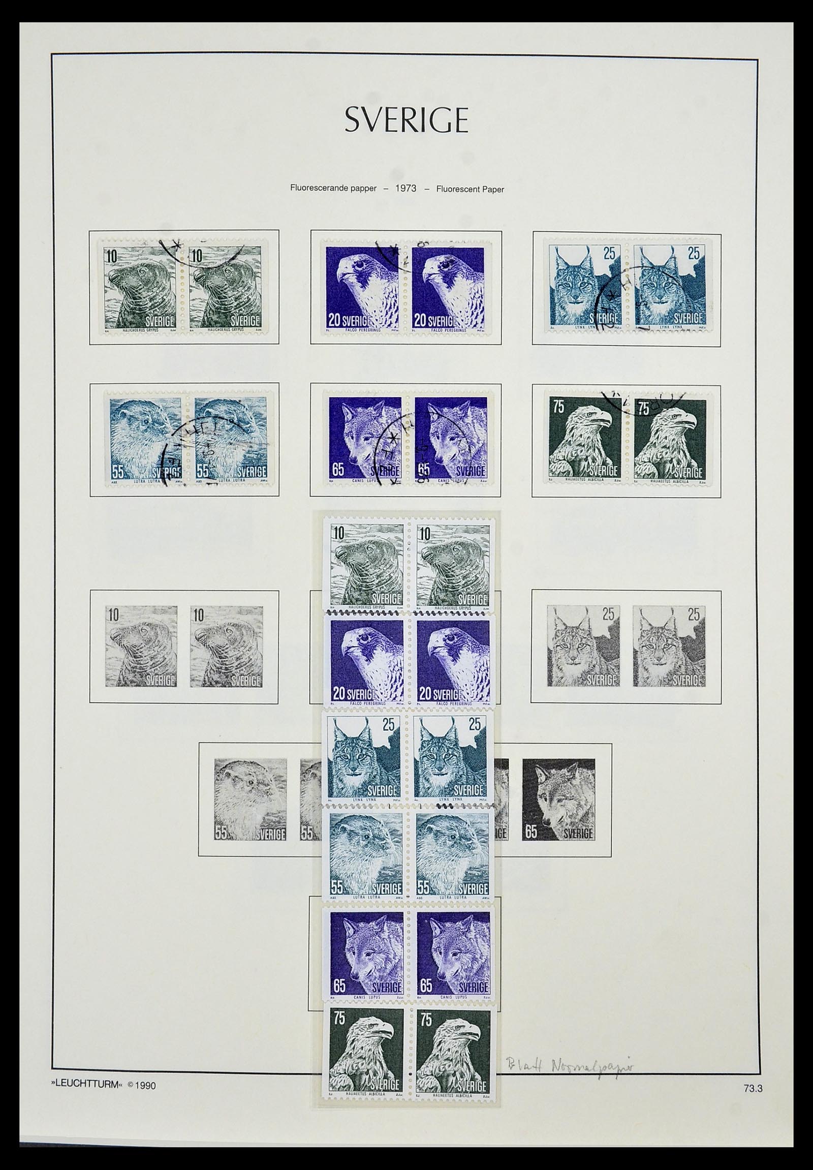 34186 127 - Postzegelverzameling 34186 Zweden 1858-1989.