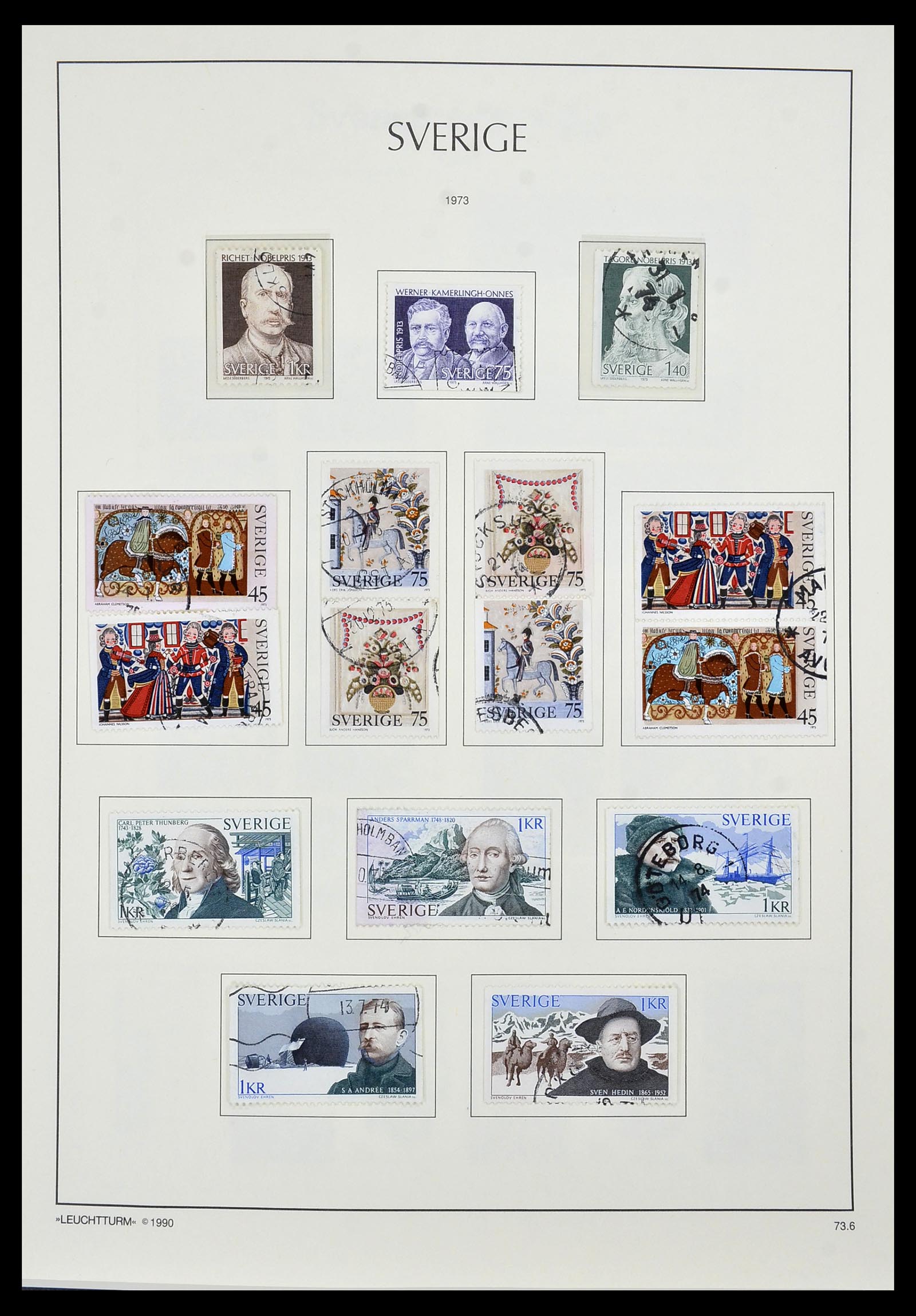 34186 130 - Postzegelverzameling 34186 Zweden 1858-1989.