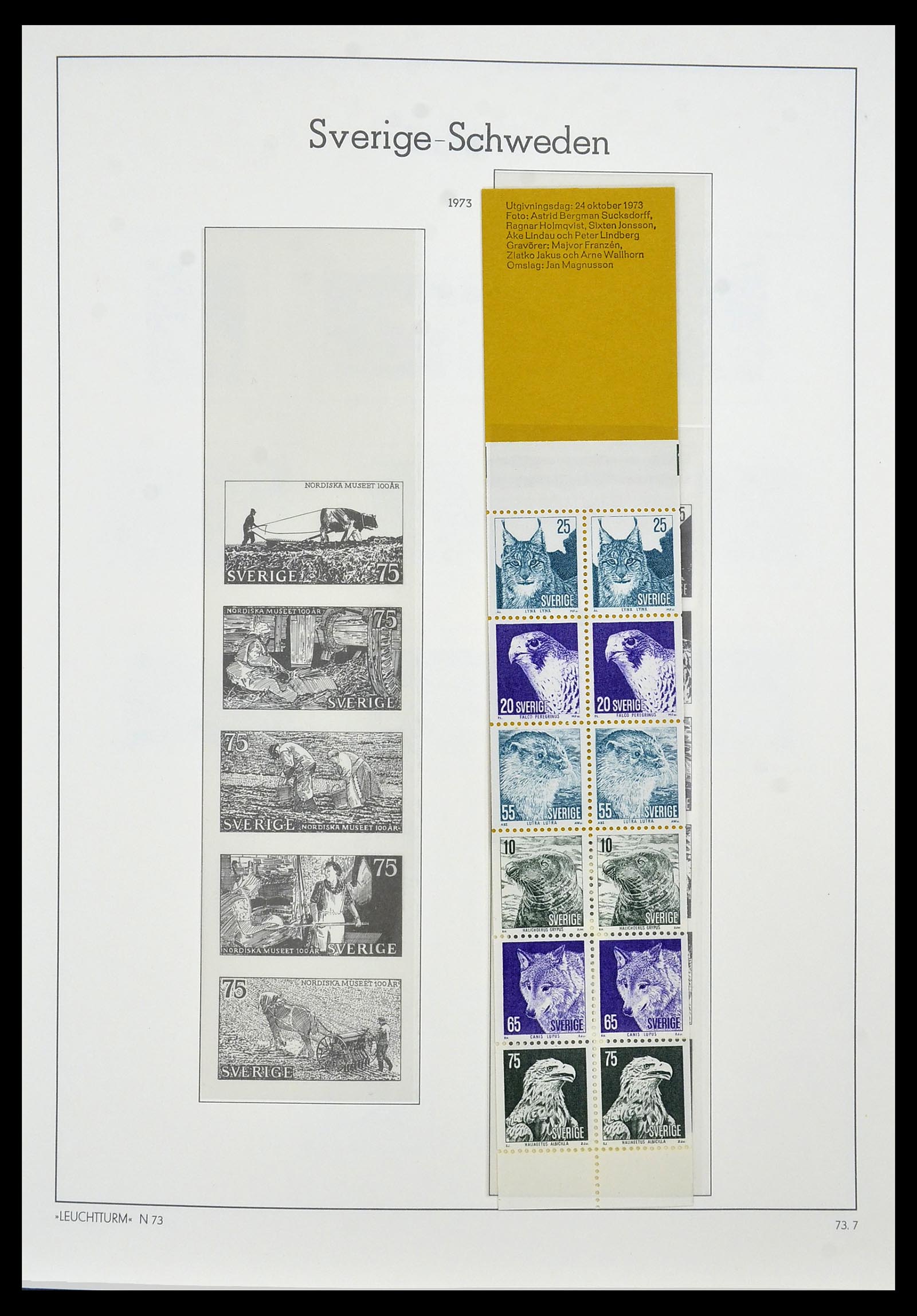34186 133 - Postzegelverzameling 34186 Zweden 1858-1989.