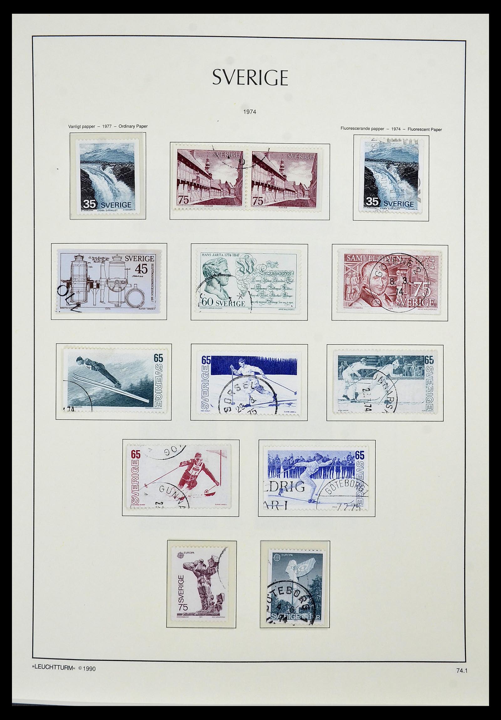 34186 134 - Postzegelverzameling 34186 Zweden 1858-1989.