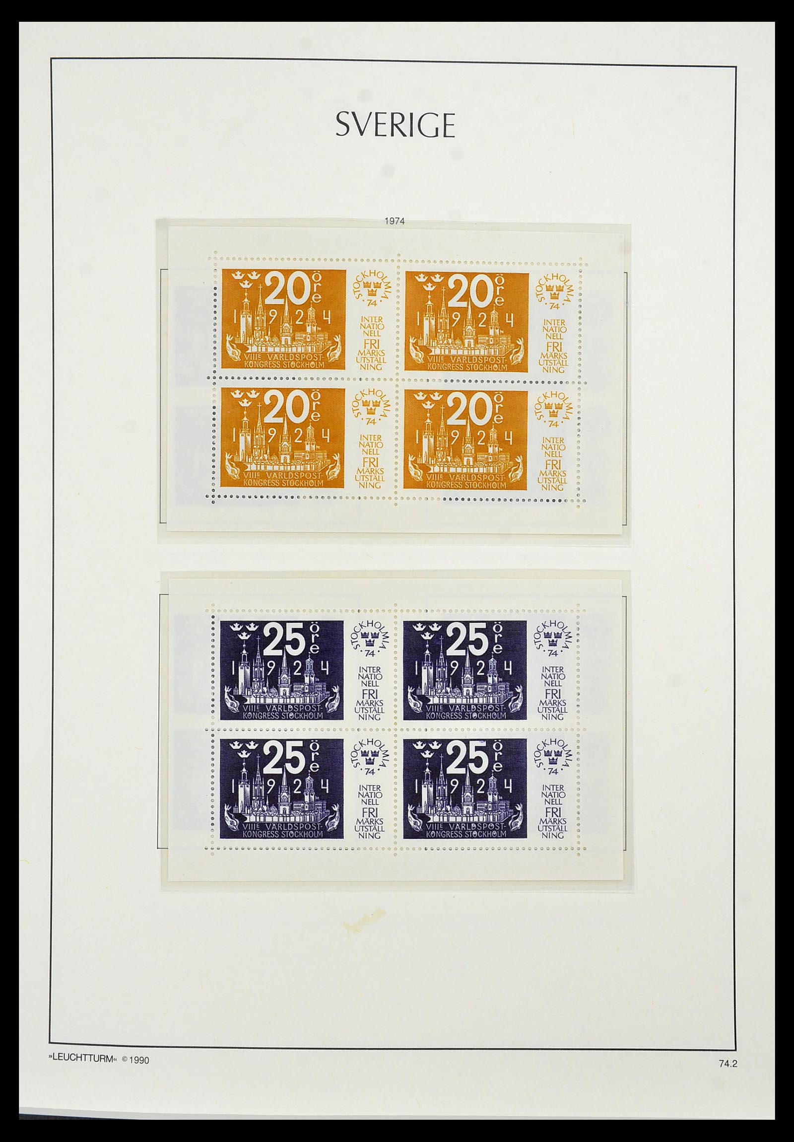 34186 135 - Postzegelverzameling 34186 Zweden 1858-1989.
