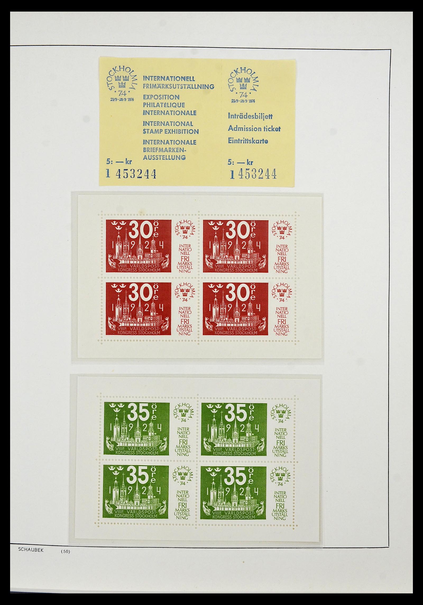 34186 137 - Postzegelverzameling 34186 Zweden 1858-1989.