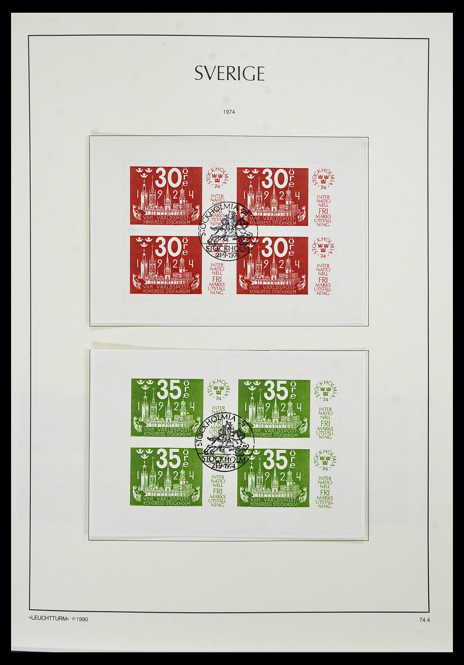 34186 138 - Postzegelverzameling 34186 Zweden 1858-1989.