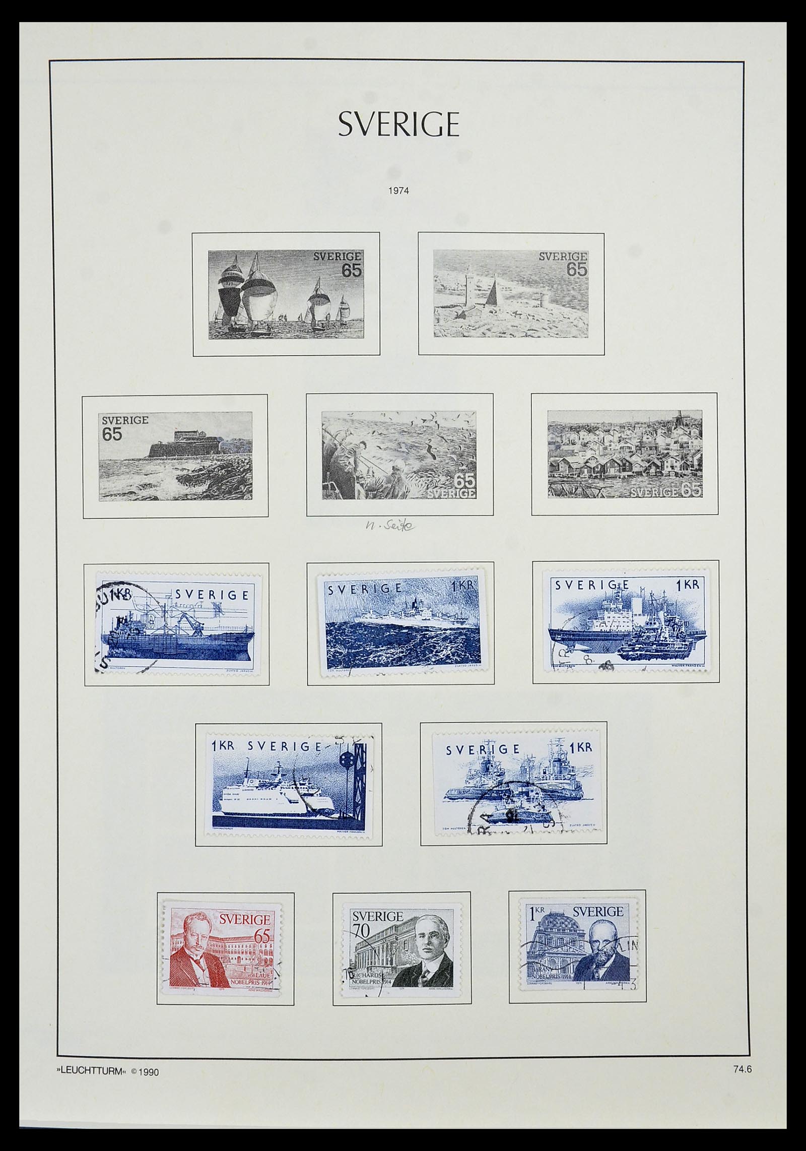 34186 141 - Postzegelverzameling 34186 Zweden 1858-1989.