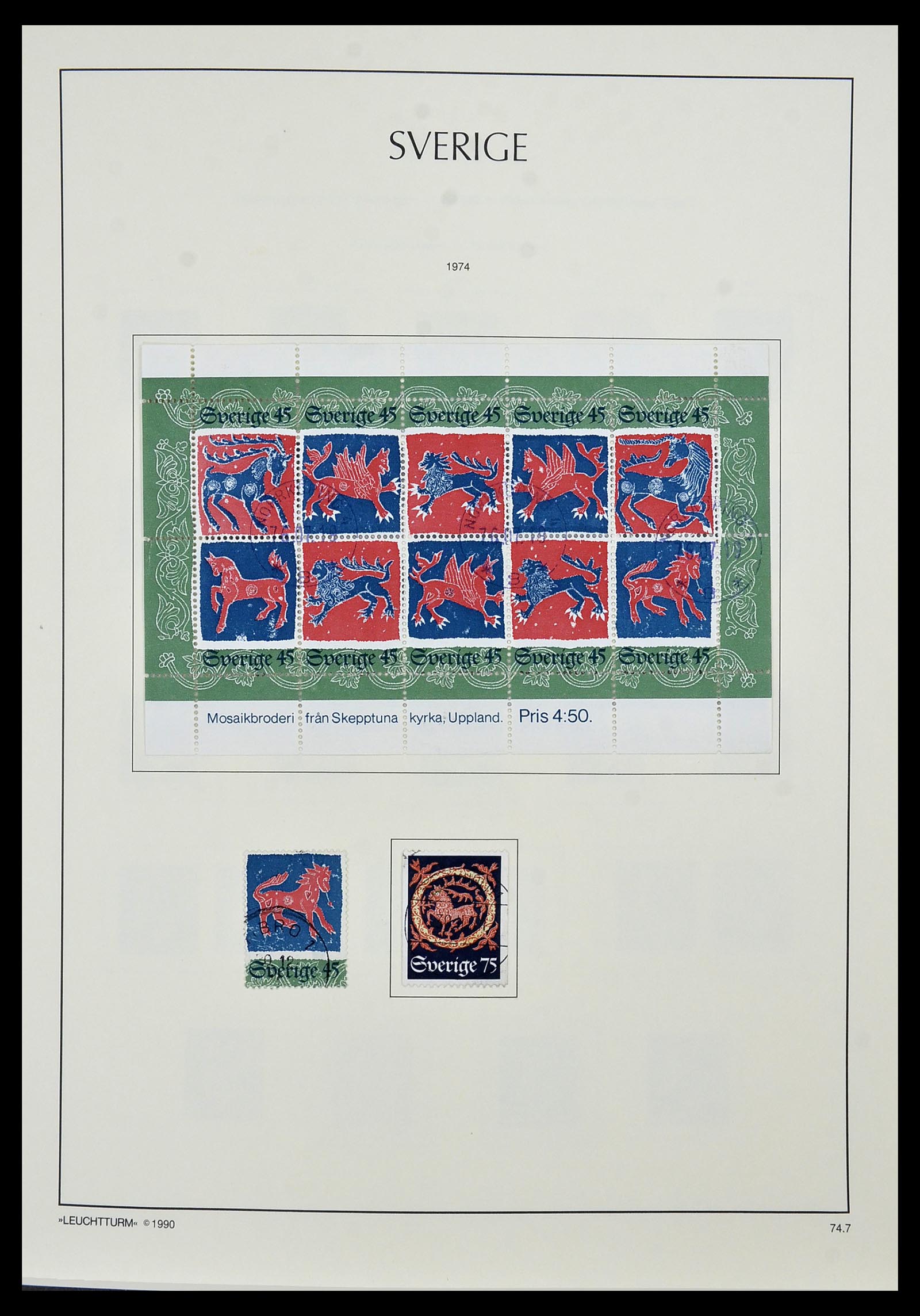 34186 143 - Postzegelverzameling 34186 Zweden 1858-1989.