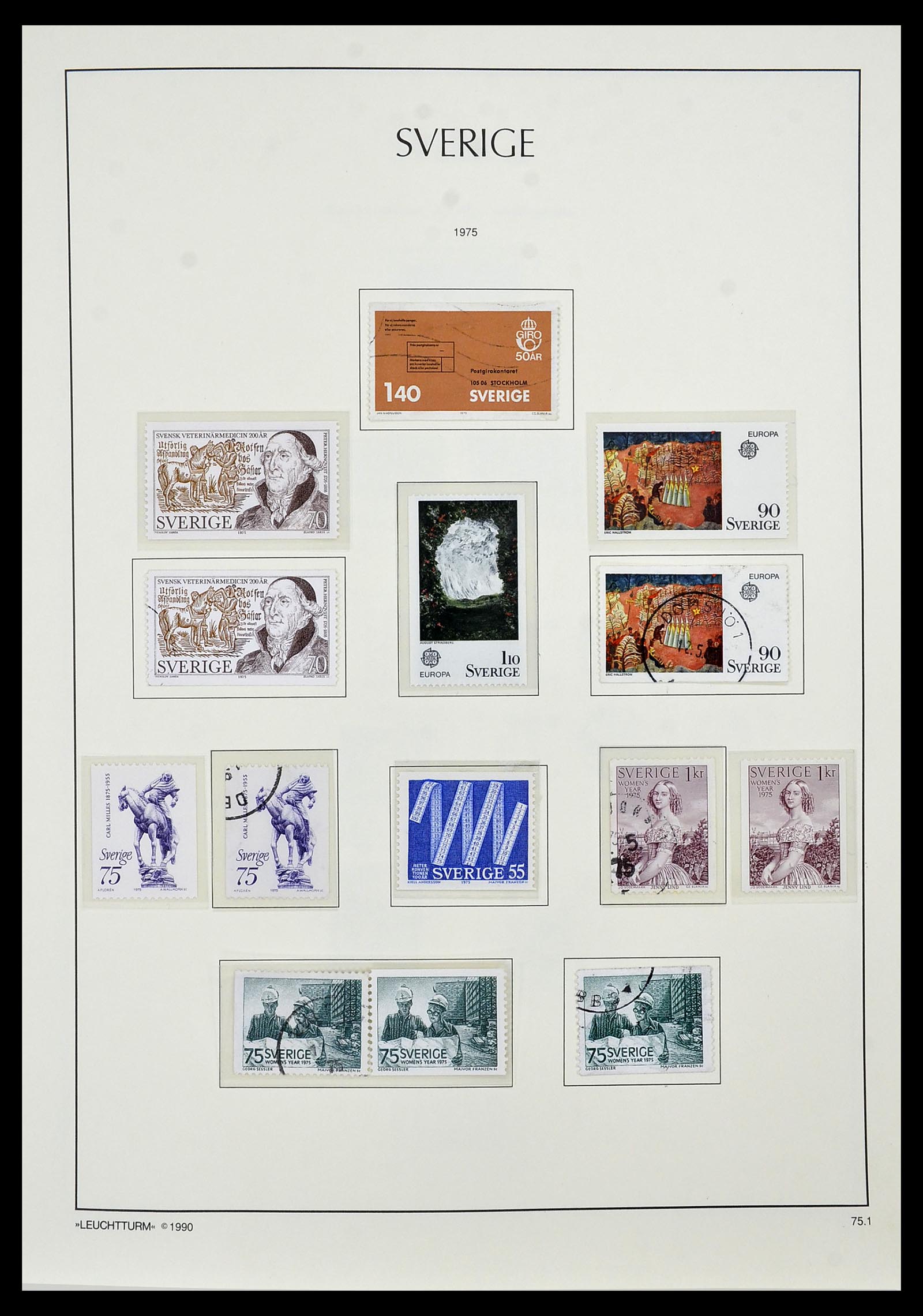 34186 145 - Postzegelverzameling 34186 Zweden 1858-1989.