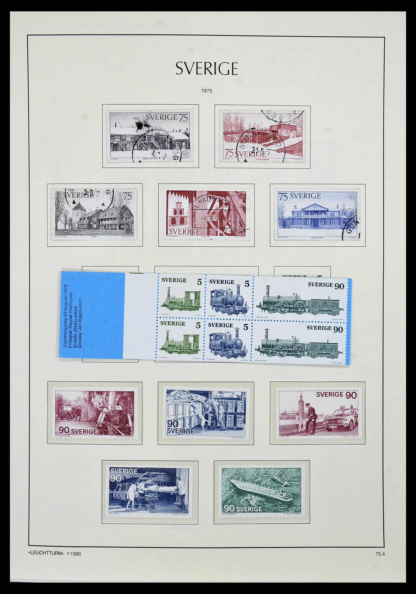 34186 148 - Postzegelverzameling 34186 Zweden 1858-1989.