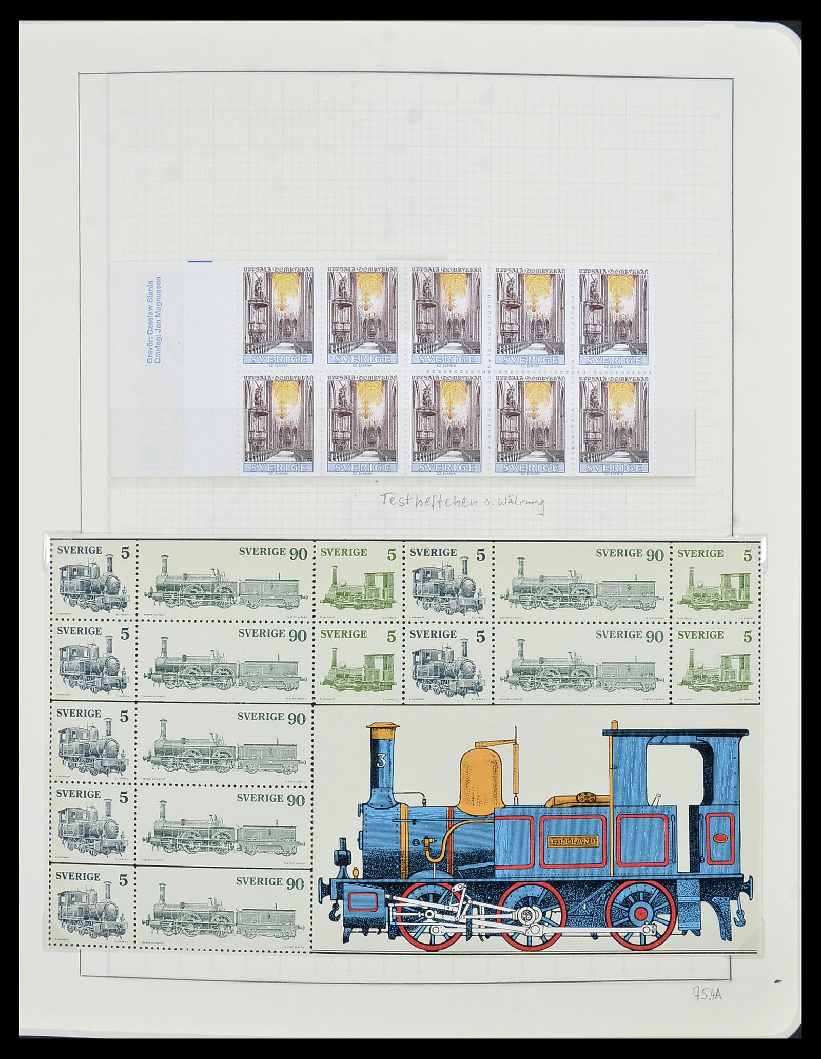 34186 150 - Postzegelverzameling 34186 Zweden 1858-1989.