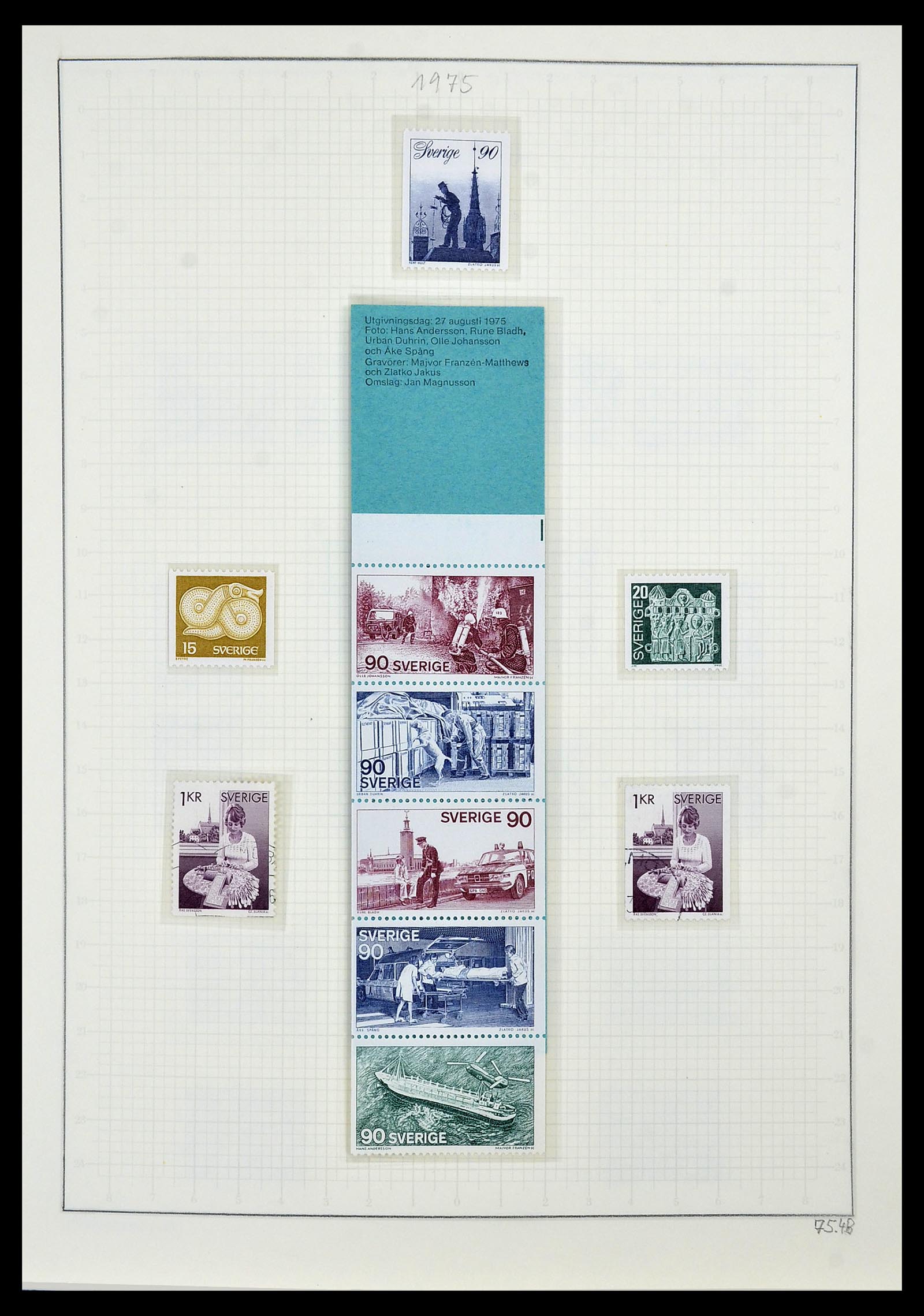 34186 151 - Postzegelverzameling 34186 Zweden 1858-1989.