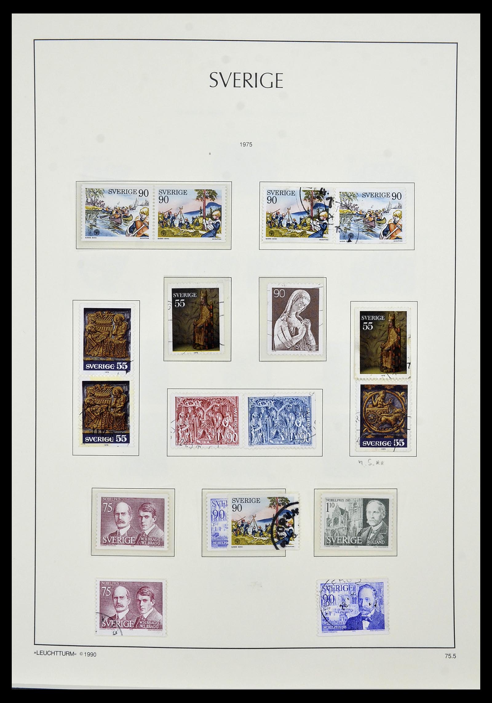 34186 152 - Postzegelverzameling 34186 Zweden 1858-1989.