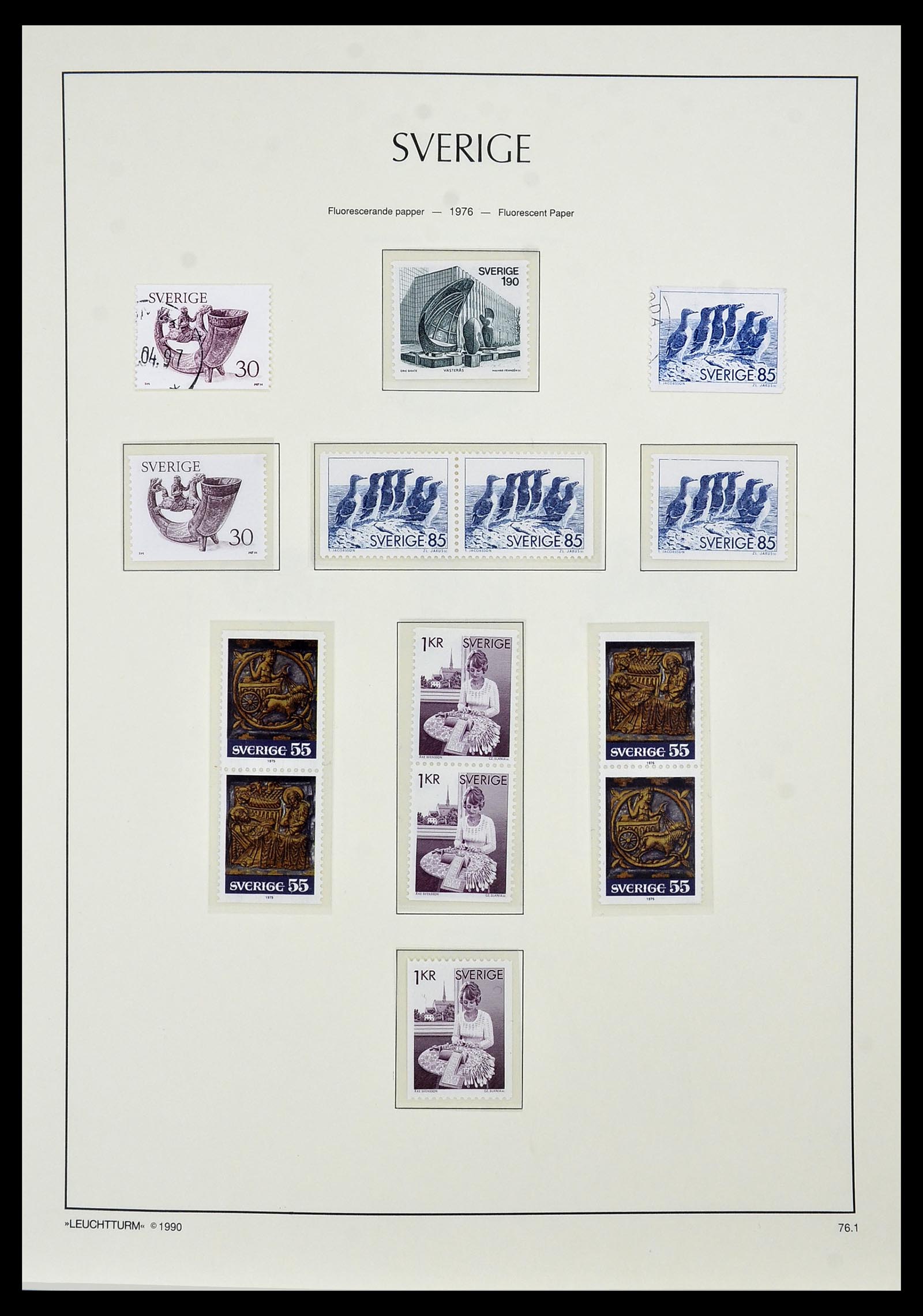 34186 153 - Postzegelverzameling 34186 Zweden 1858-1989.
