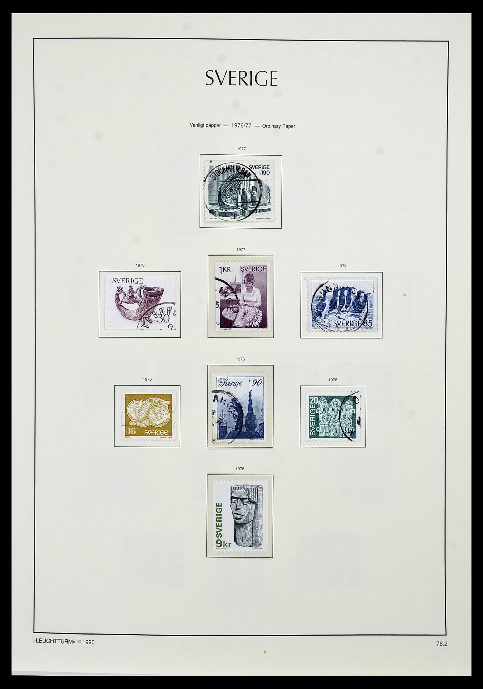 34186 154 - Postzegelverzameling 34186 Zweden 1858-1989.