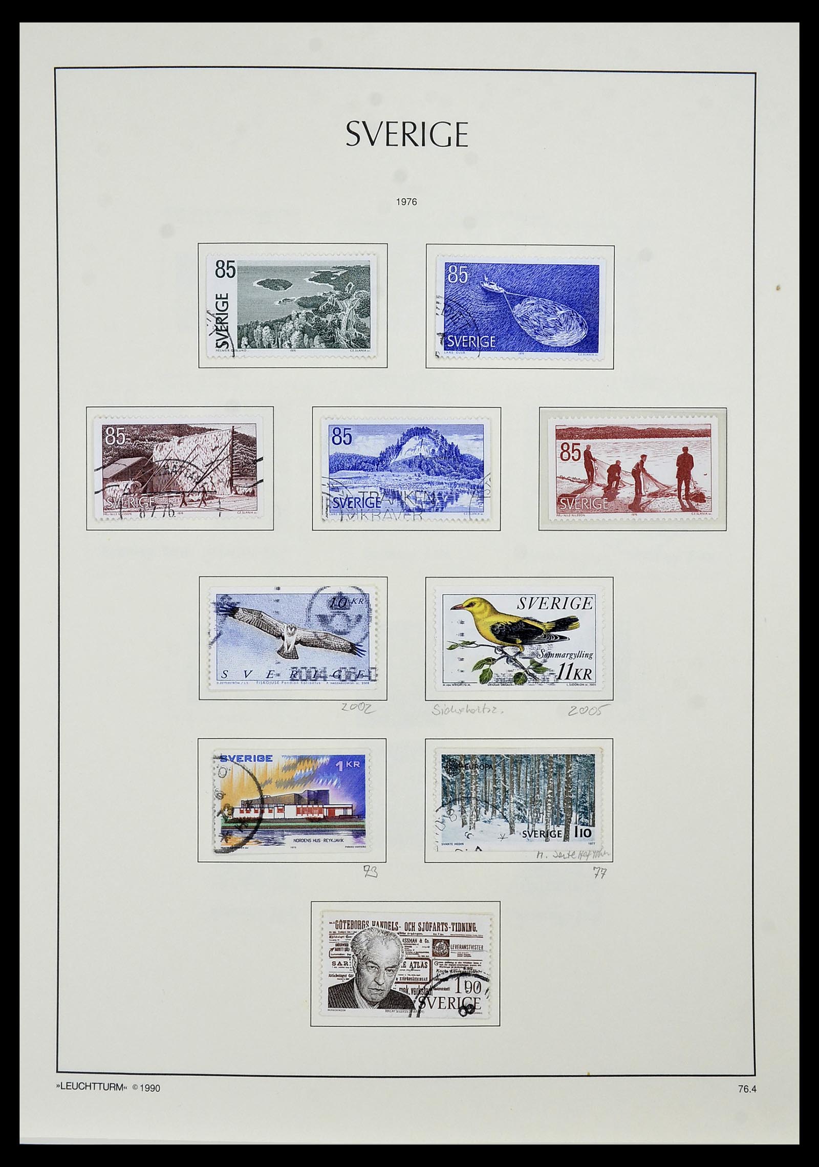 34186 157 - Postzegelverzameling 34186 Zweden 1858-1989.