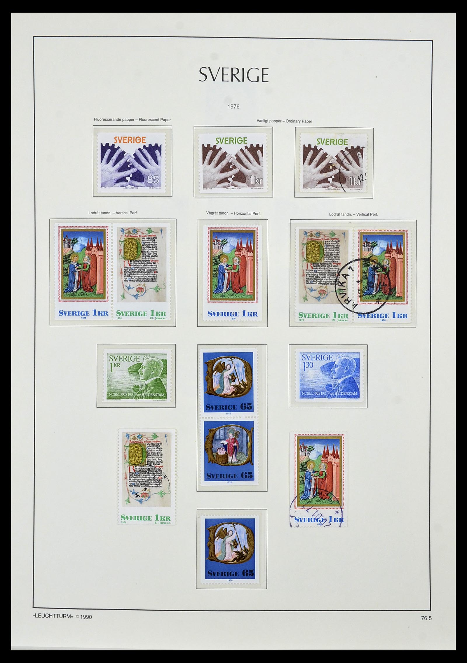 34186 158 - Postzegelverzameling 34186 Zweden 1858-1989.