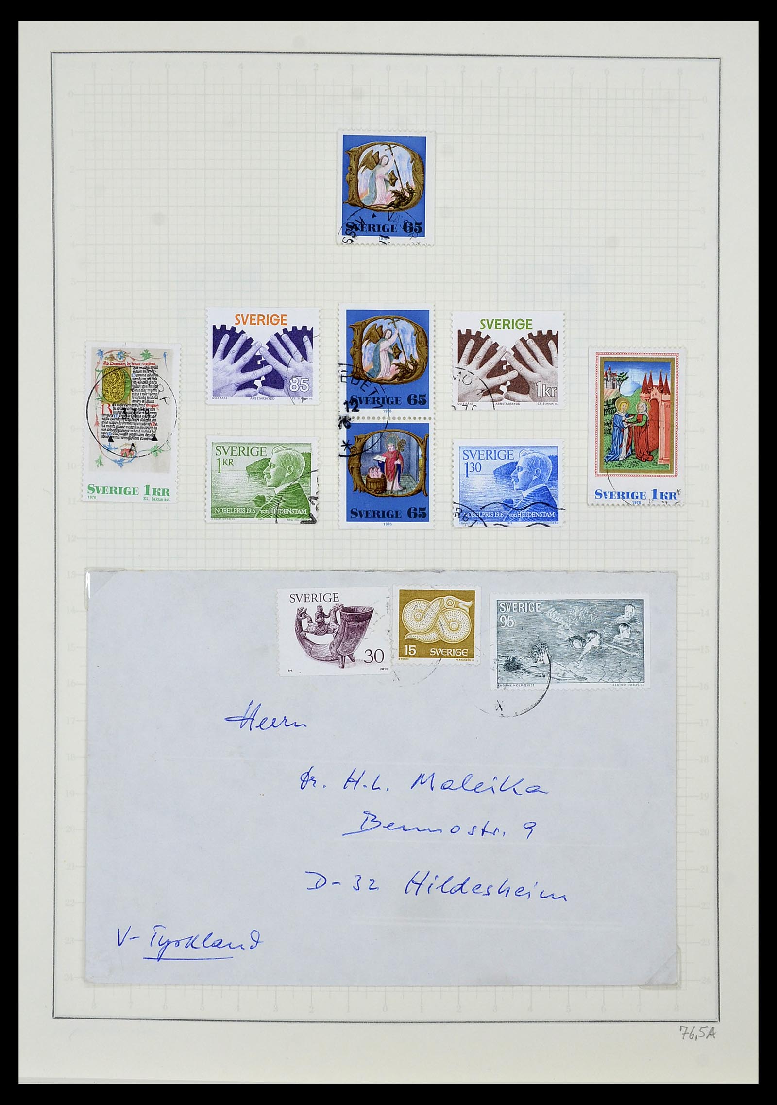 34186 159 - Postzegelverzameling 34186 Zweden 1858-1989.