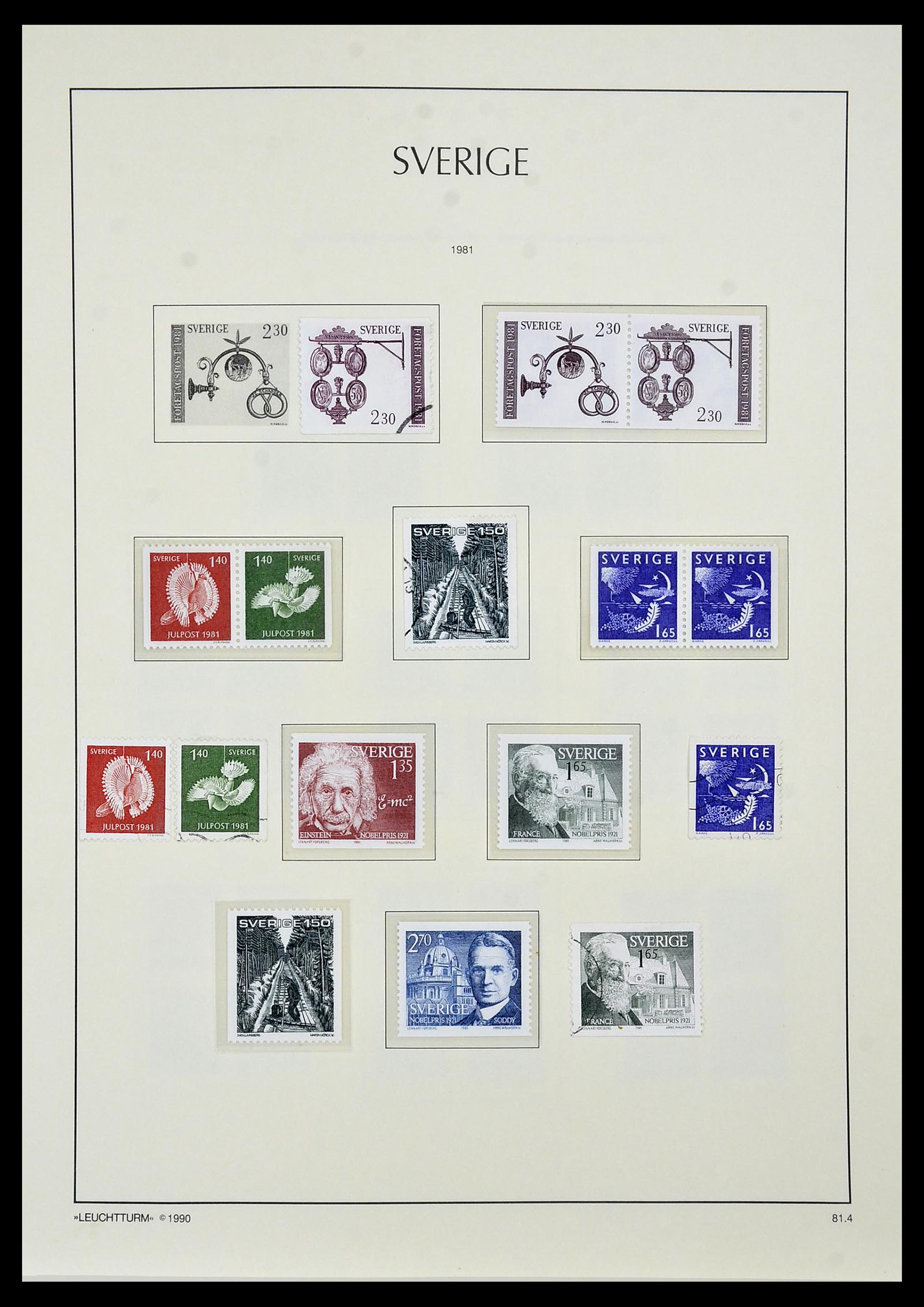 34186 182 - Postzegelverzameling 34186 Zweden 1858-1989.
