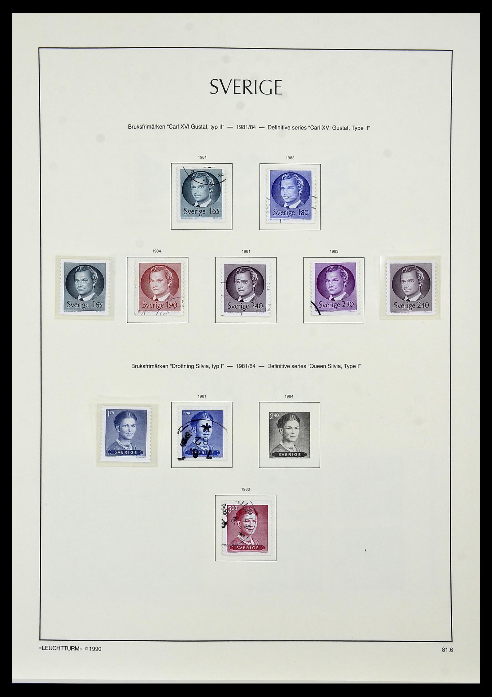 34186 184 - Postzegelverzameling 34186 Zweden 1858-1989.