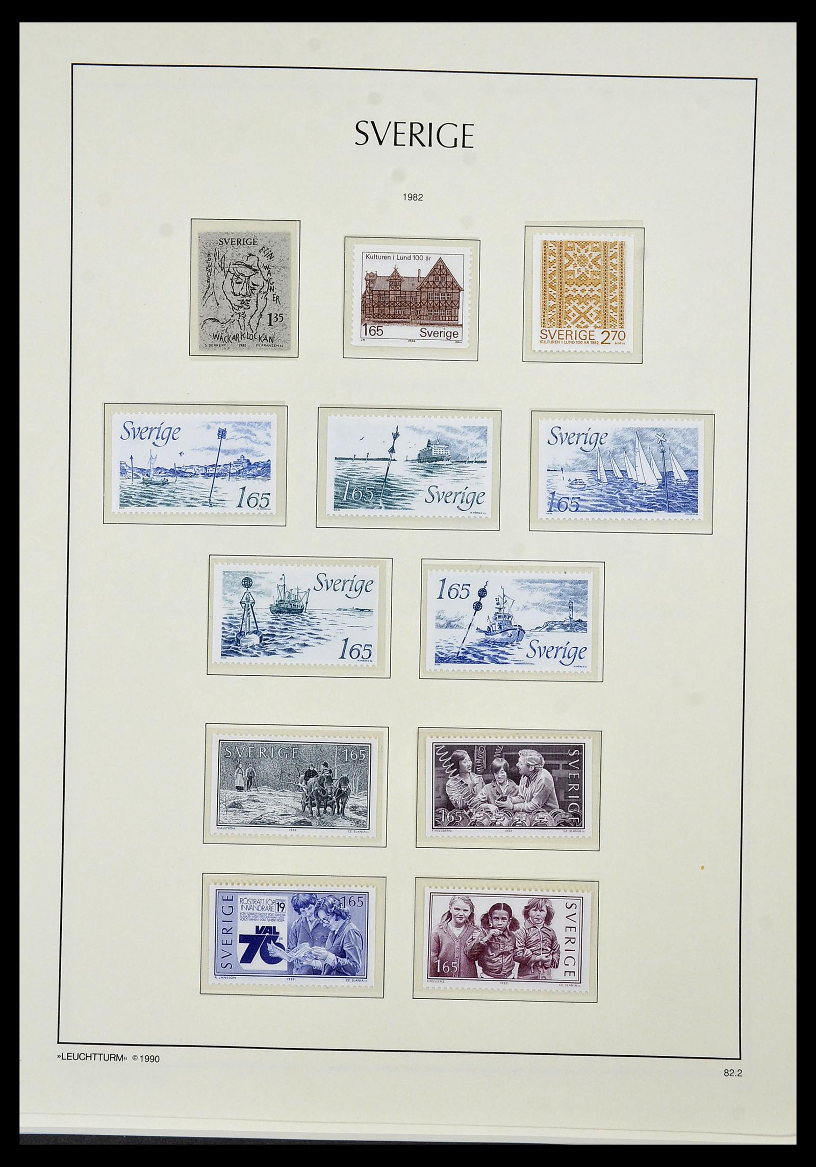 34186 187 - Postzegelverzameling 34186 Zweden 1858-1989.