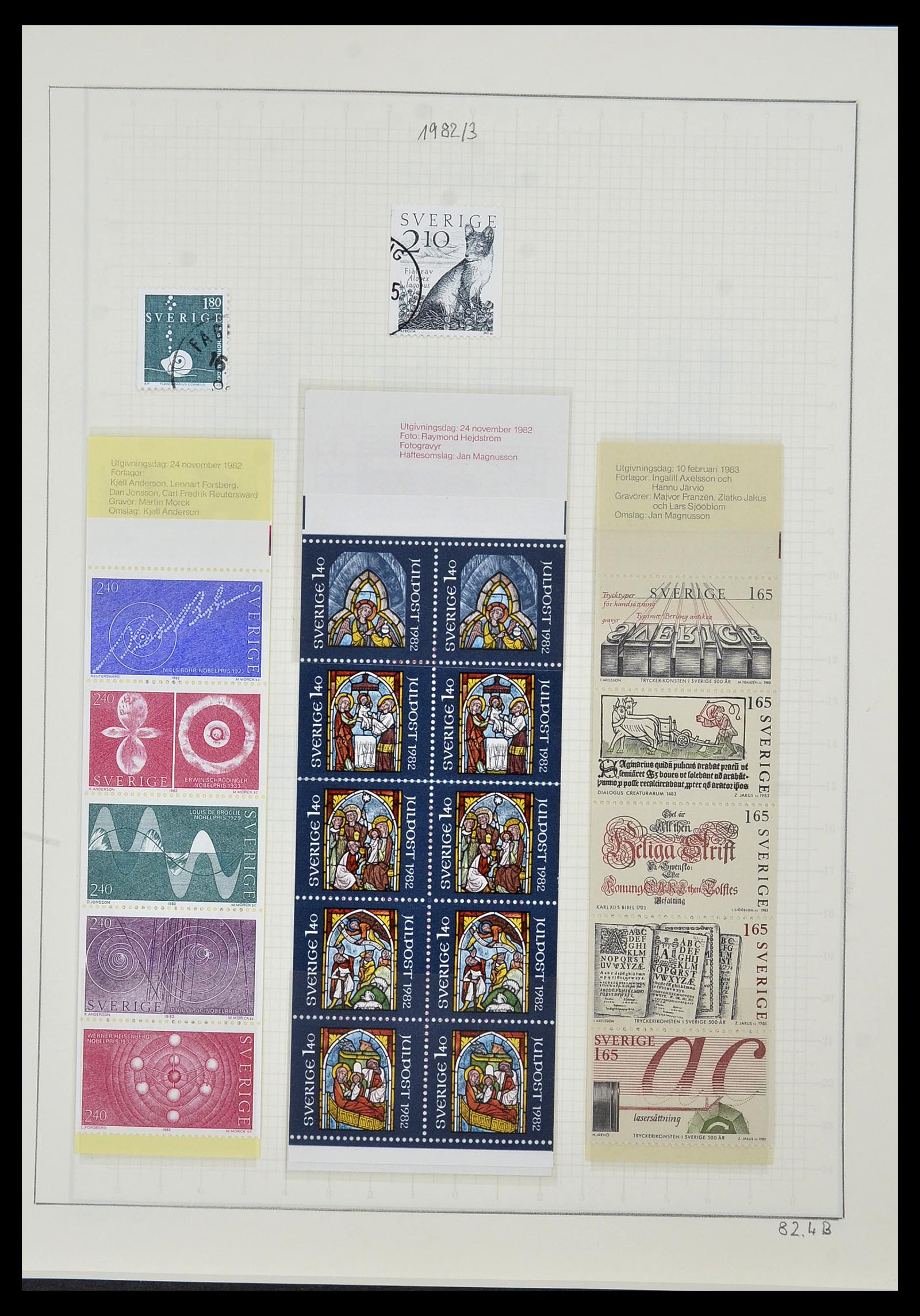 34186 190 - Postzegelverzameling 34186 Zweden 1858-1989.