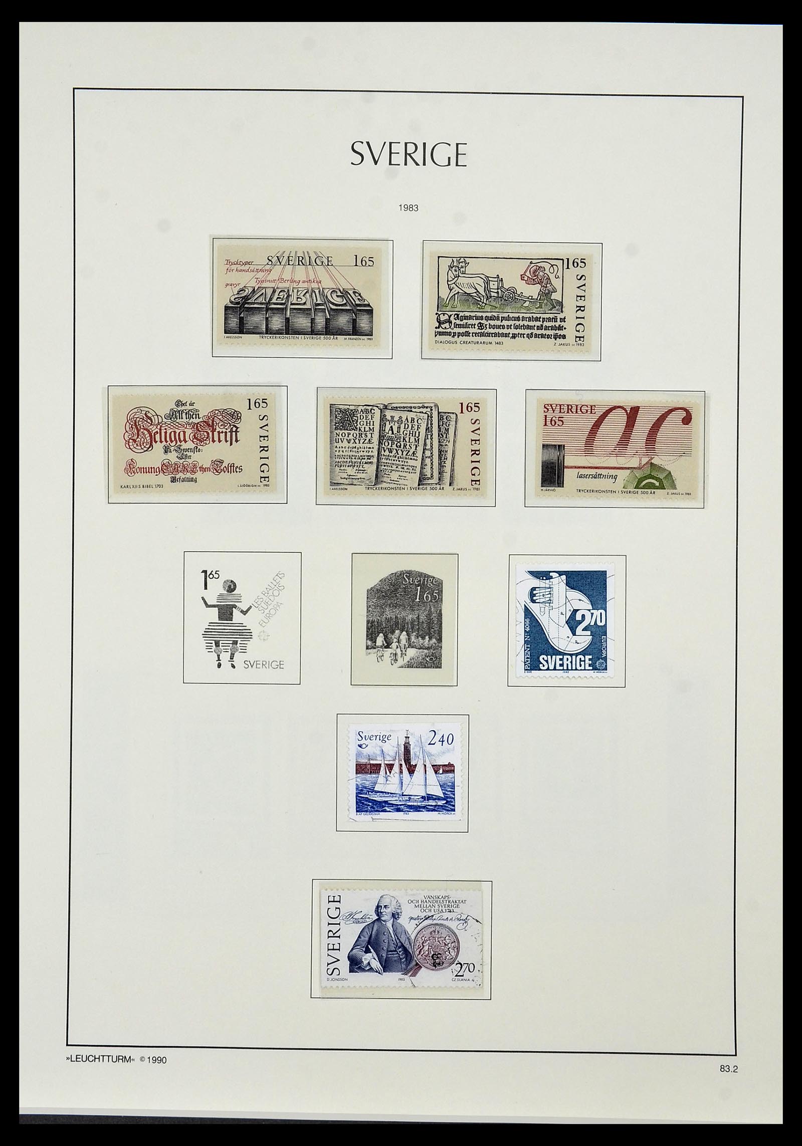 34186 192 - Postzegelverzameling 34186 Zweden 1858-1989.