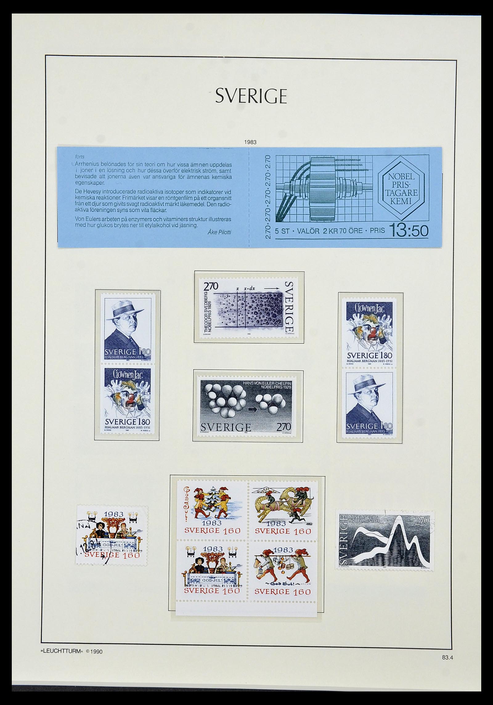 34186 194 - Postzegelverzameling 34186 Zweden 1858-1989.