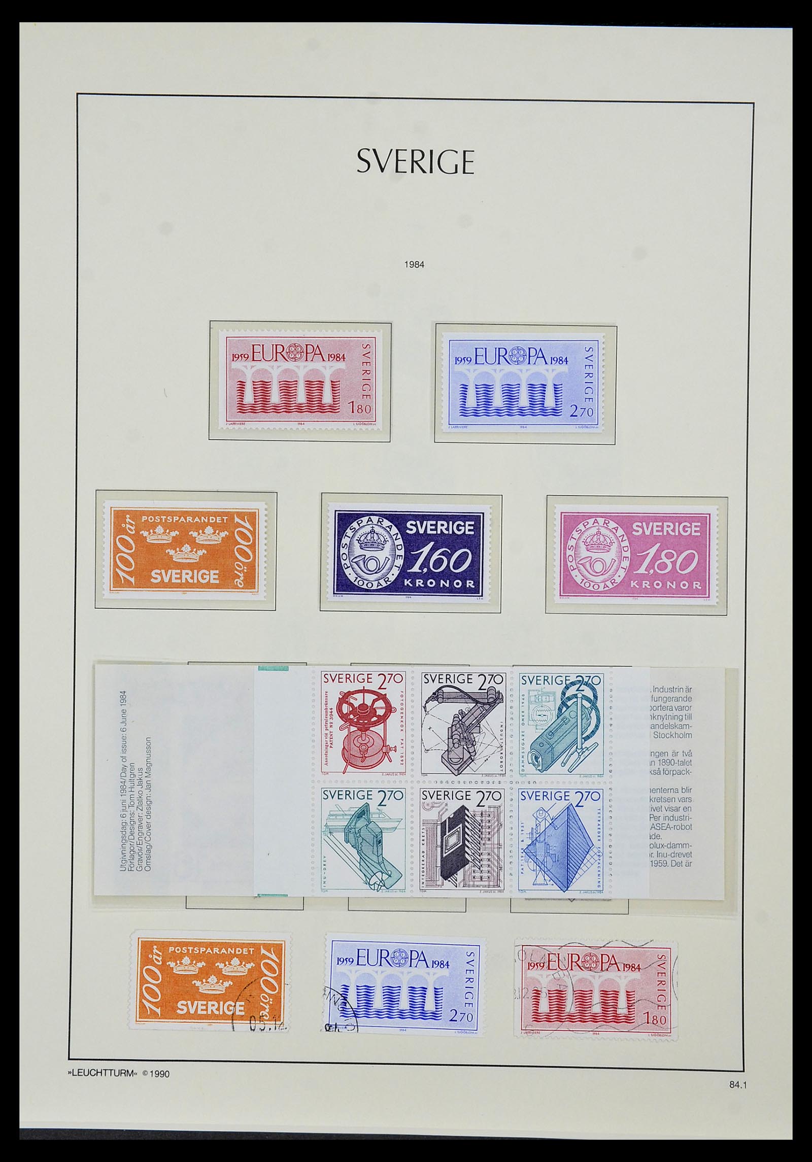 34186 196 - Postzegelverzameling 34186 Zweden 1858-1989.