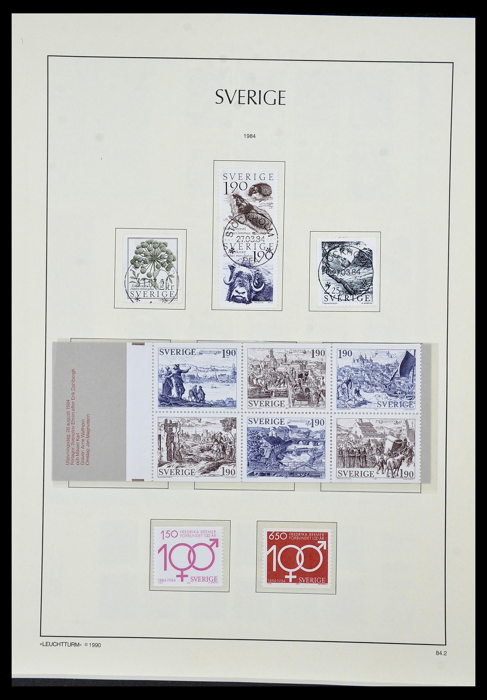34186 197 - Postzegelverzameling 34186 Zweden 1858-1989.