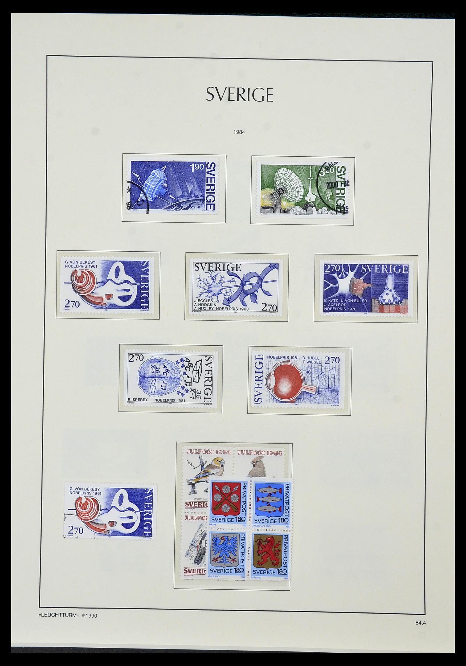 34186 200 - Postzegelverzameling 34186 Zweden 1858-1989.