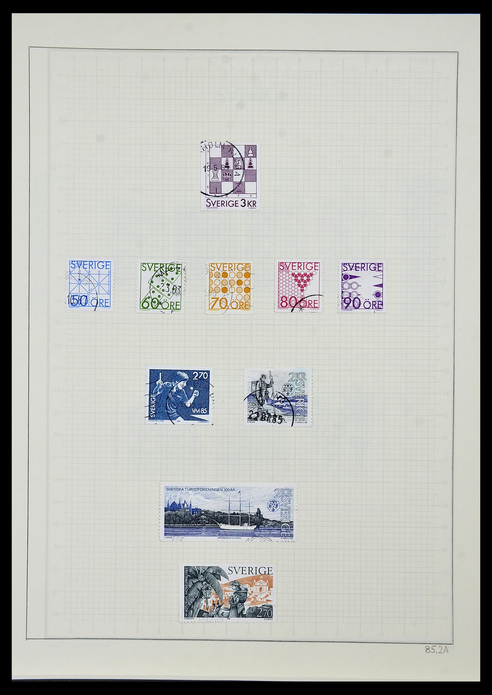 34186 204 - Postzegelverzameling 34186 Zweden 1858-1989.