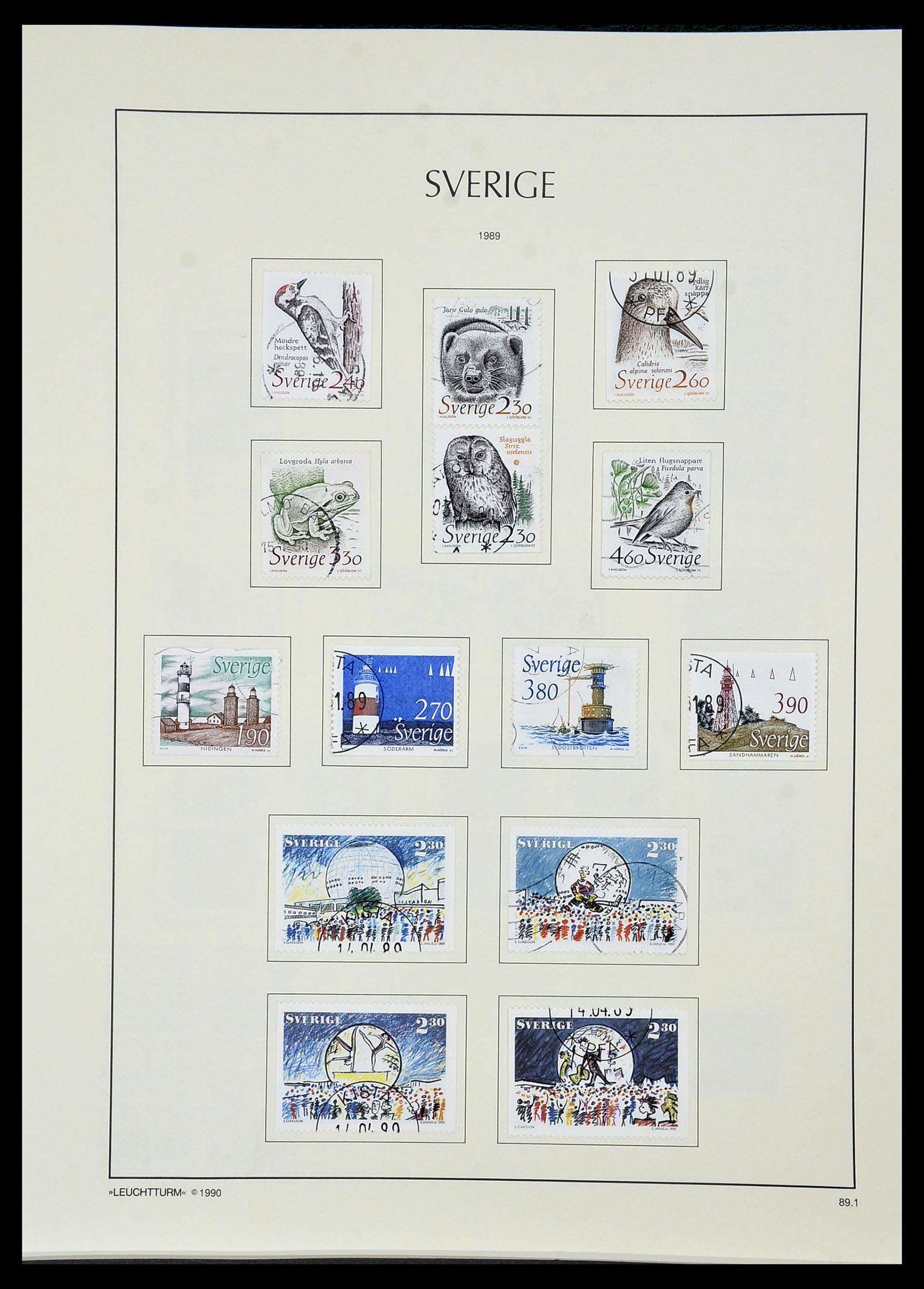 34186 229 - Postzegelverzameling 34186 Zweden 1858-1989.