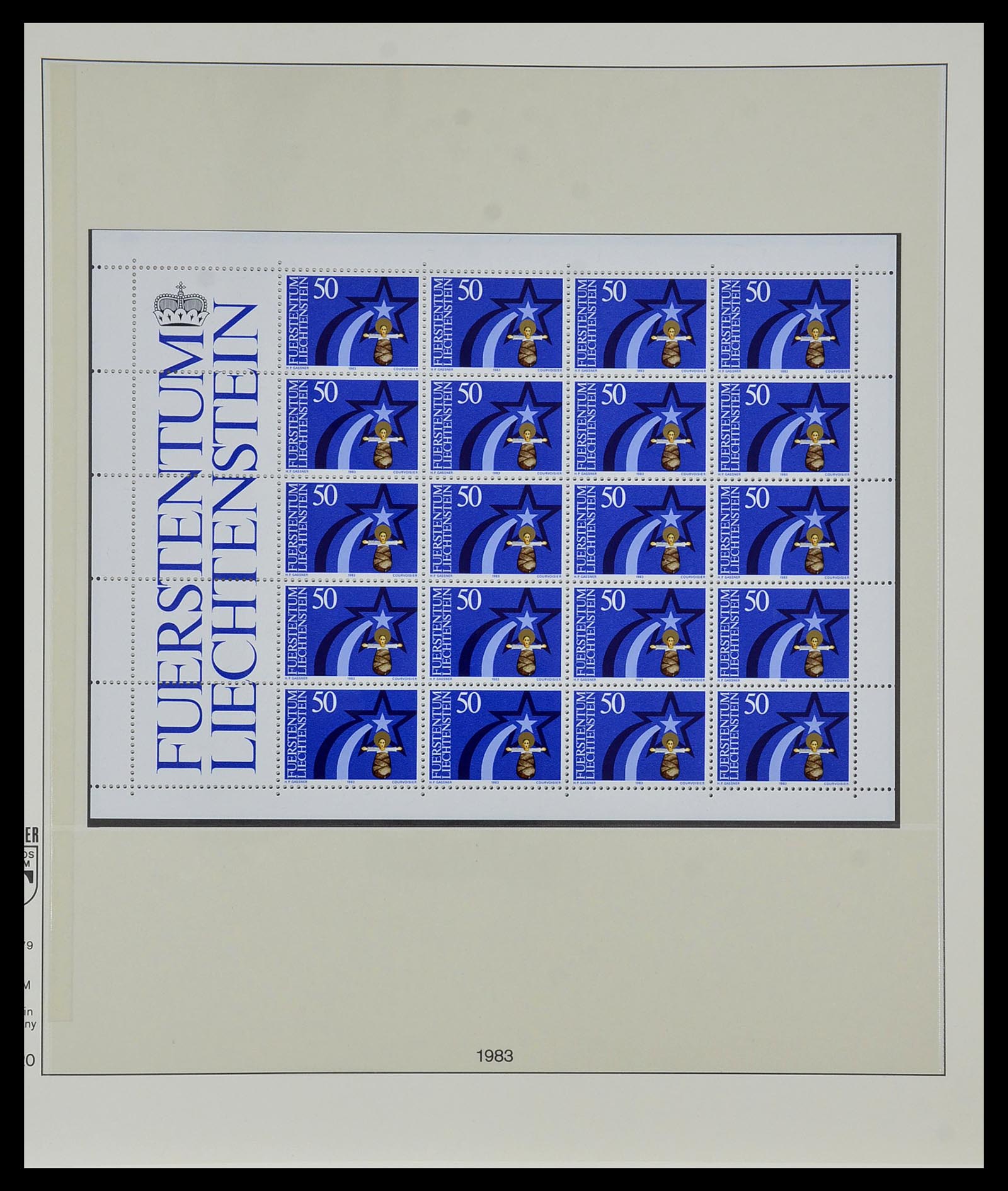 34187 045 - Stamp collection 34187 Liechtenstein kleinbogen 1982-1995.