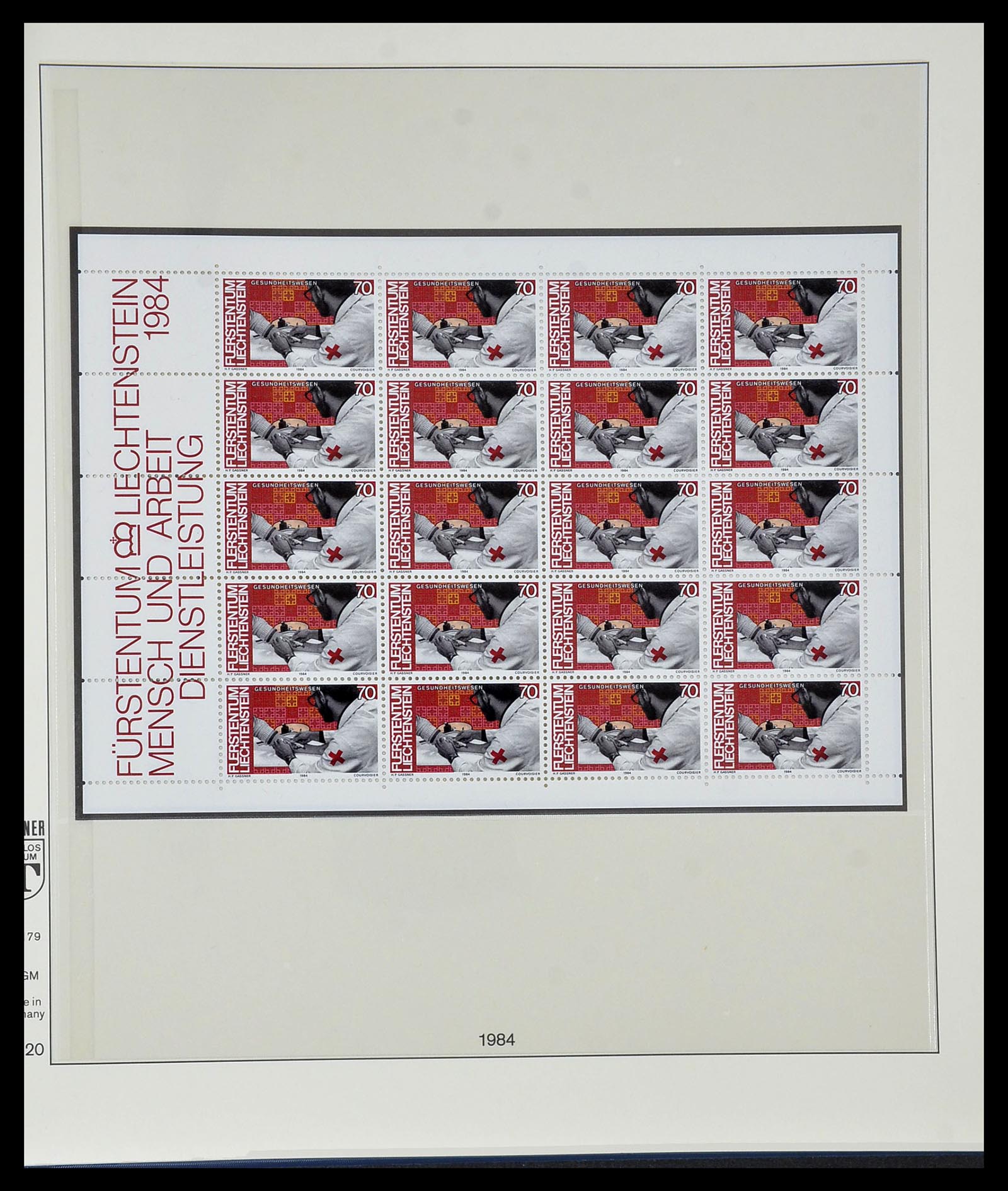 34187 066 - Stamp collection 34187 Liechtenstein kleinbogen 1982-1995.