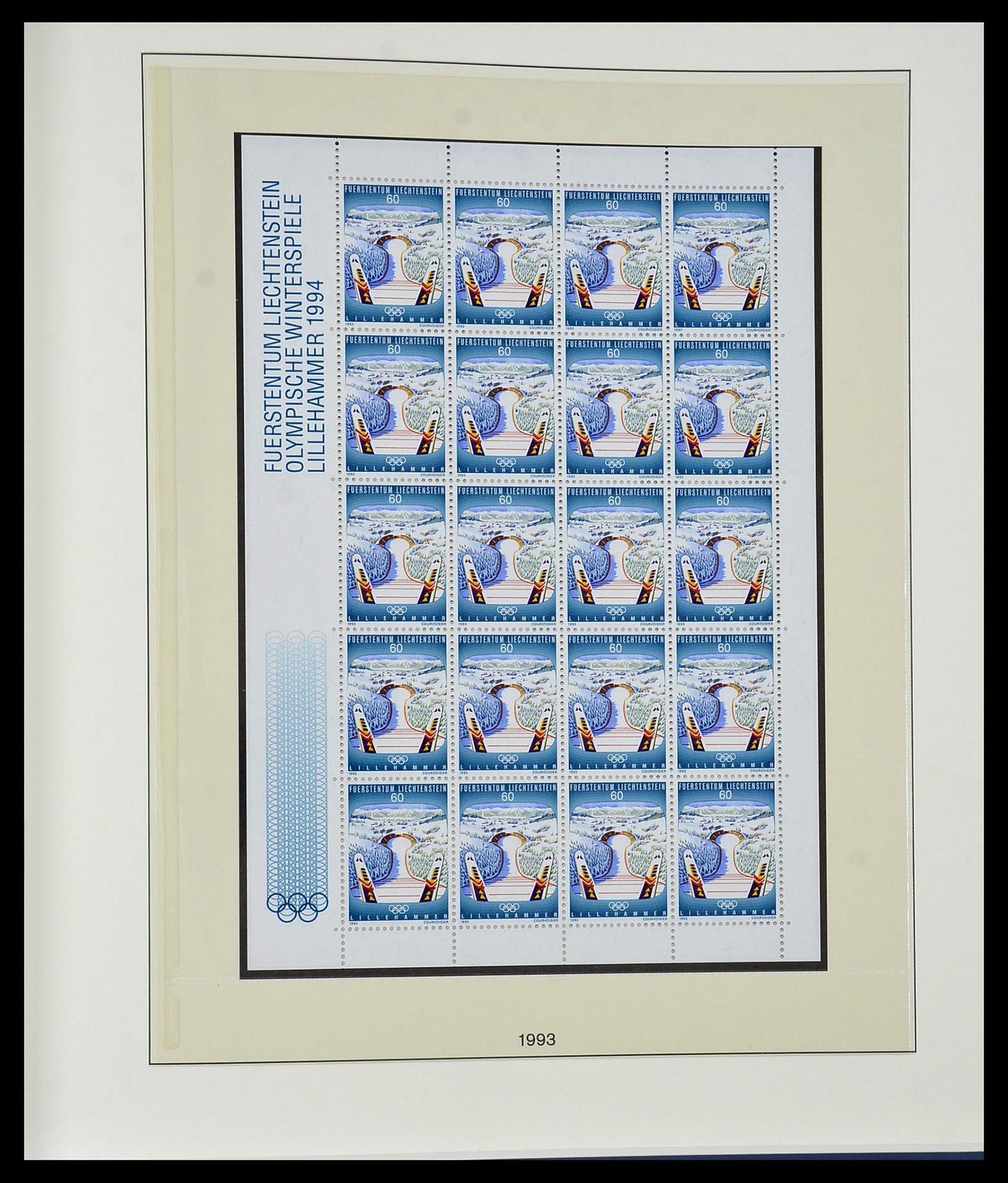 34187 275 - Postzegelverzameling 34187 Liechtenstein kleinbogen 1982-1995.