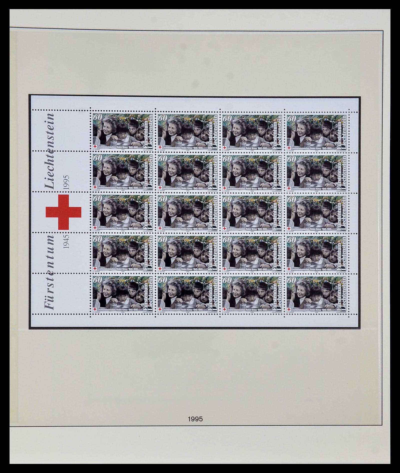 34187 301 - Postzegelverzameling 34187 Liechtenstein kleinbogen 1982-1995.