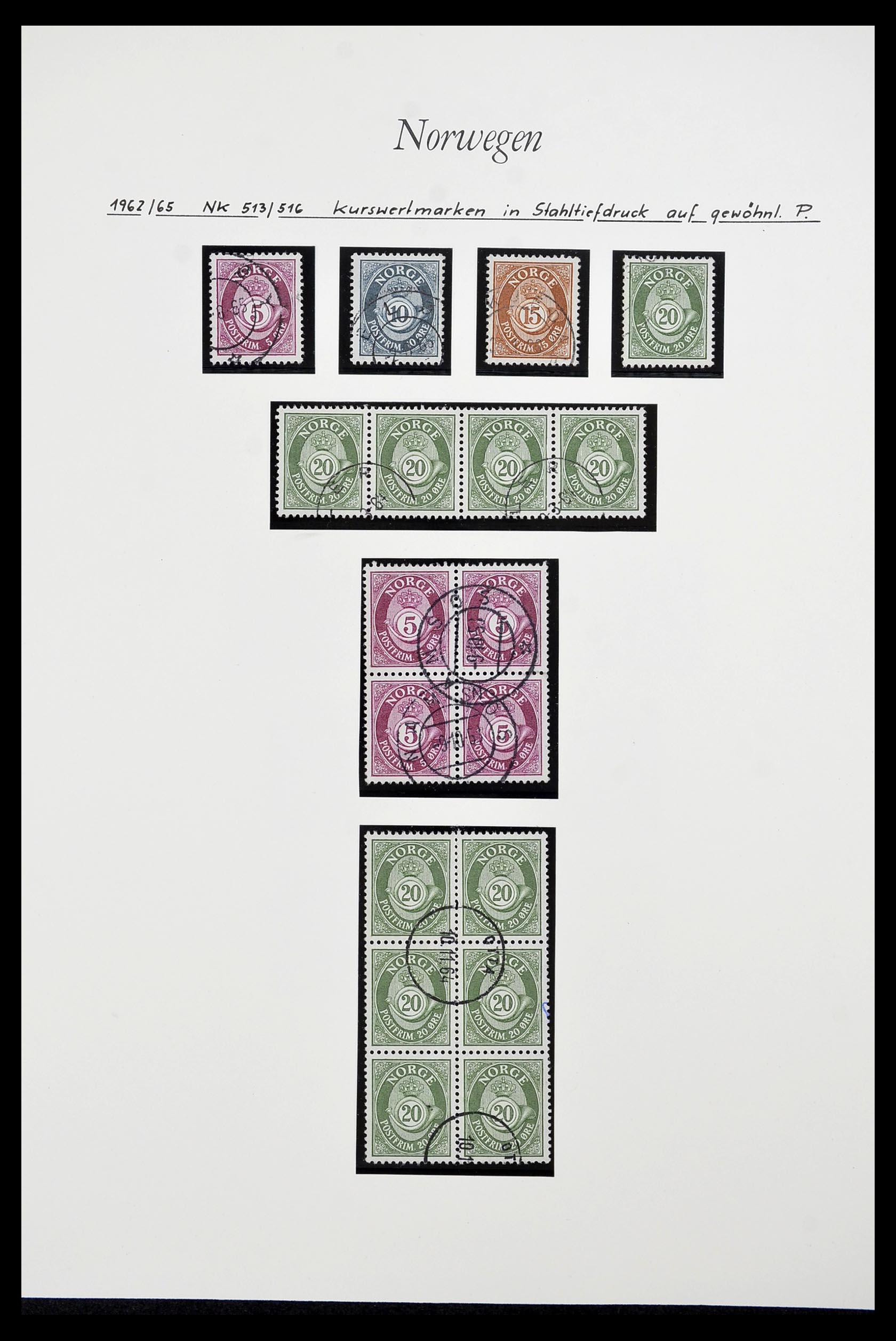 34188 001 - Postzegelverzameling 34188 Noorwegen 1962-2010.