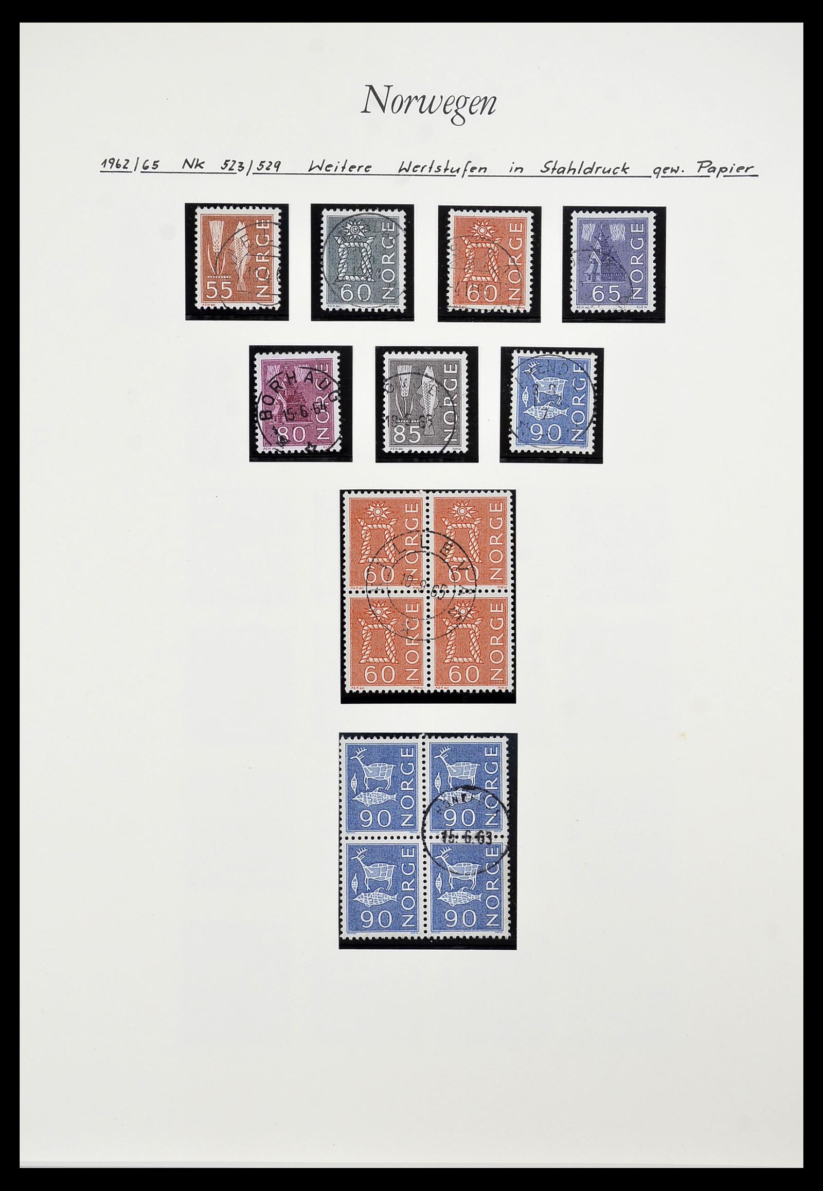 34188 003 - Postzegelverzameling 34188 Noorwegen 1962-2010.
