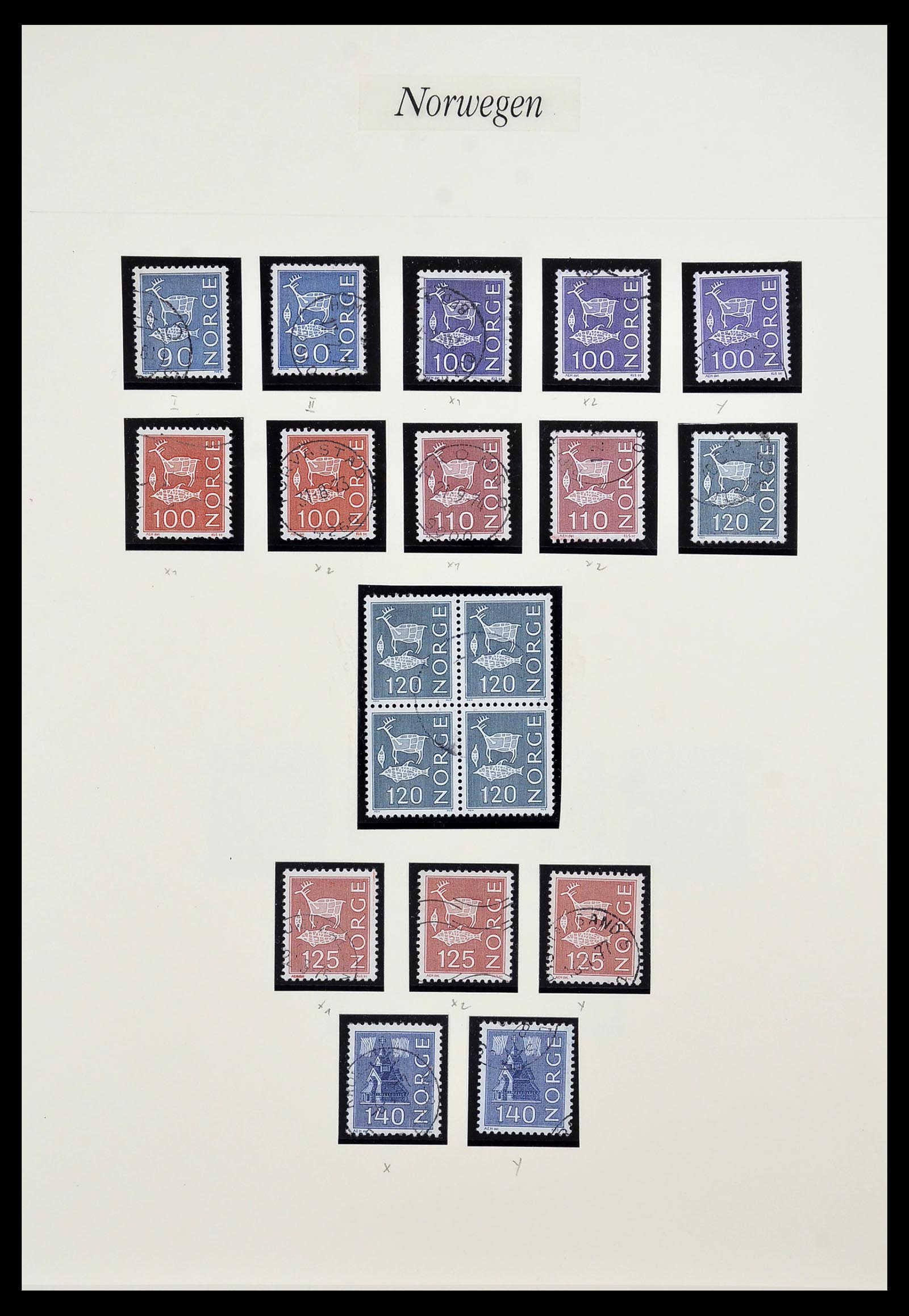 34188 004 - Postzegelverzameling 34188 Noorwegen 1962-2010.